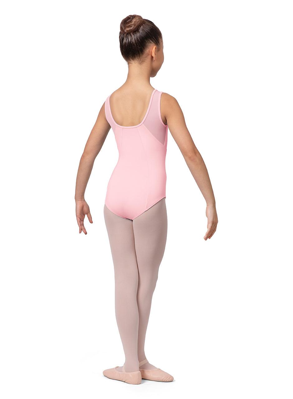 Bloch Girls Garcia Mesh Bodice Leotard - Ballet Dance Leotard for Kids & Teens - Perfect for Ballet Class, Recitals & Dance Performances