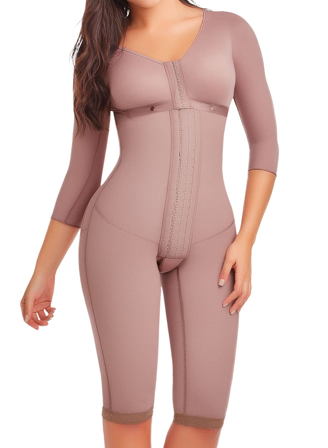 DELIÉ by Fajas DPrada 09103 Colombian Postpartum Girdle - Full Body Shaper for Women | Post Pregnancy Recovery & Waist Training Shapewear