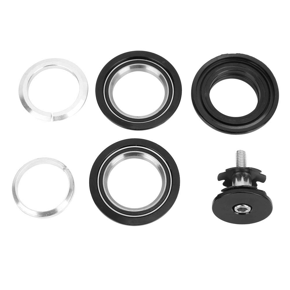 Premium LZKW Anti-Rust Aluminum Alloy Bike Headset - Durable Bearing Bowl for Smooth Cycling | Perfect for Mountain & Road Bike Headset Replacement | Ideal for Commuting, Racing & Off-Road Adventures