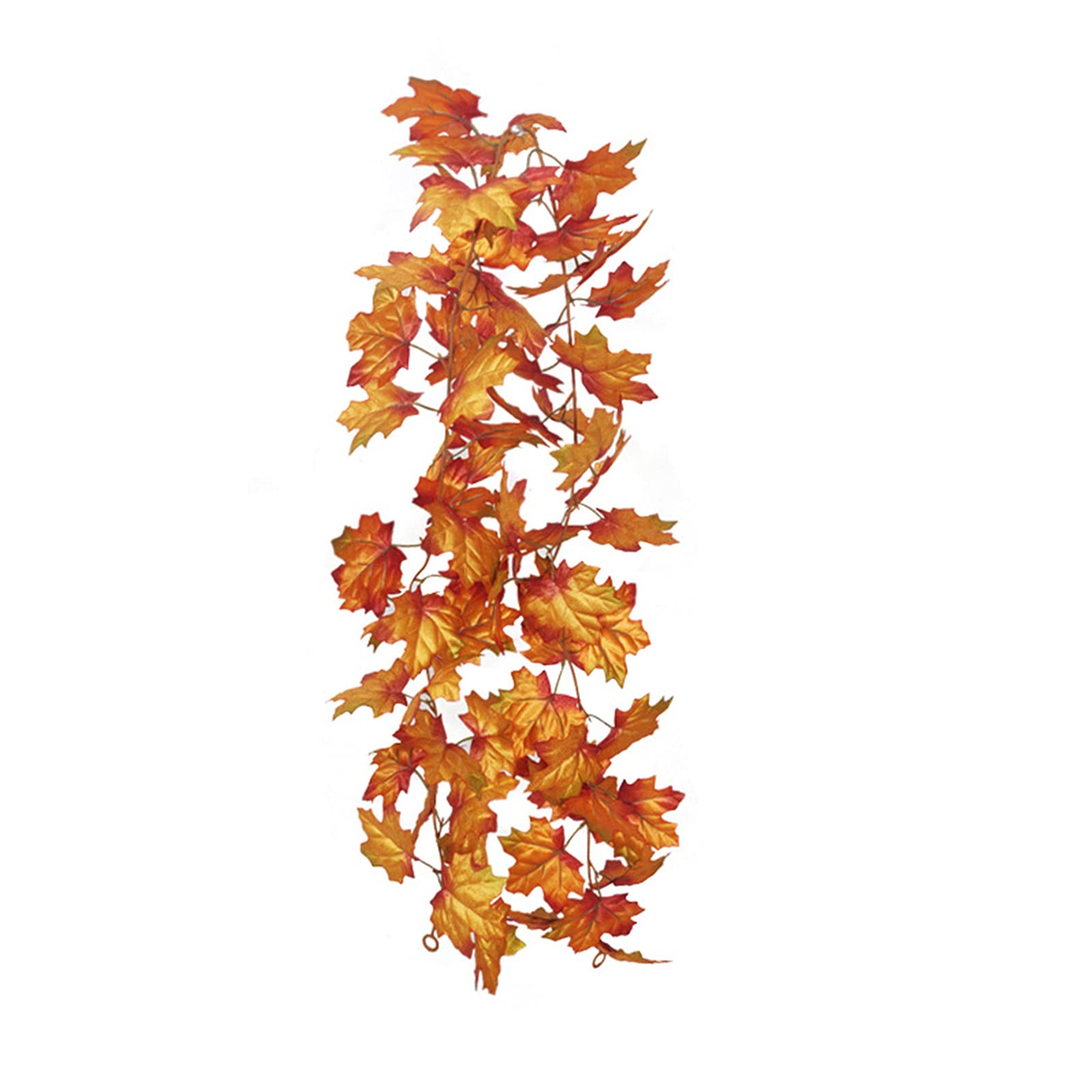 iHHAPY Artificial Rattan Leaf Wall Hanging - Fall Maple Leaf Decor for Christmas, Thanksgiving, and Festival Party Home Decoration - Perfect for Indoor and Outdoor Seasonal Décor