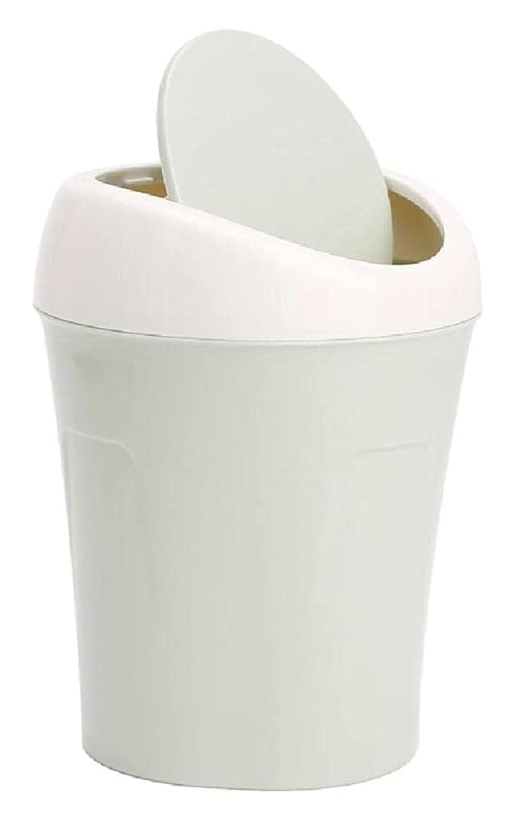 Small Recycled Desktop Garbage Can - Mini Waste Bin for Home, Office & Car | Green Tabletop Trash Can for Makeup Brushes, Pens & Kitchen Waste | Perfect for Desk, School & Office Organization