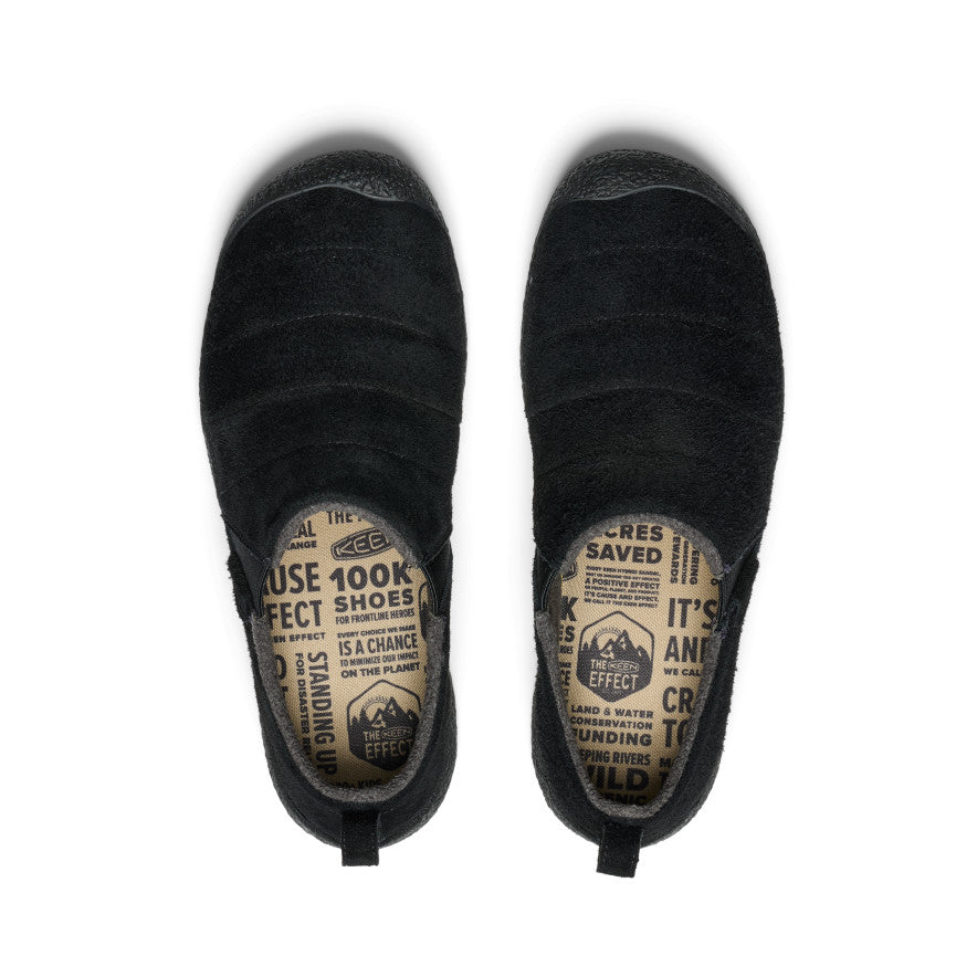 Men's Howser II Leather Shoes - Black/Black | Comfortable & Stylish for Casual Wear & Outdoor Activities