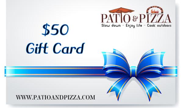 Patio & Pizza Gift Card - Perfect for Outdoor Dining, Pizza Parties & Gifts | Redeemable at Participating Locations