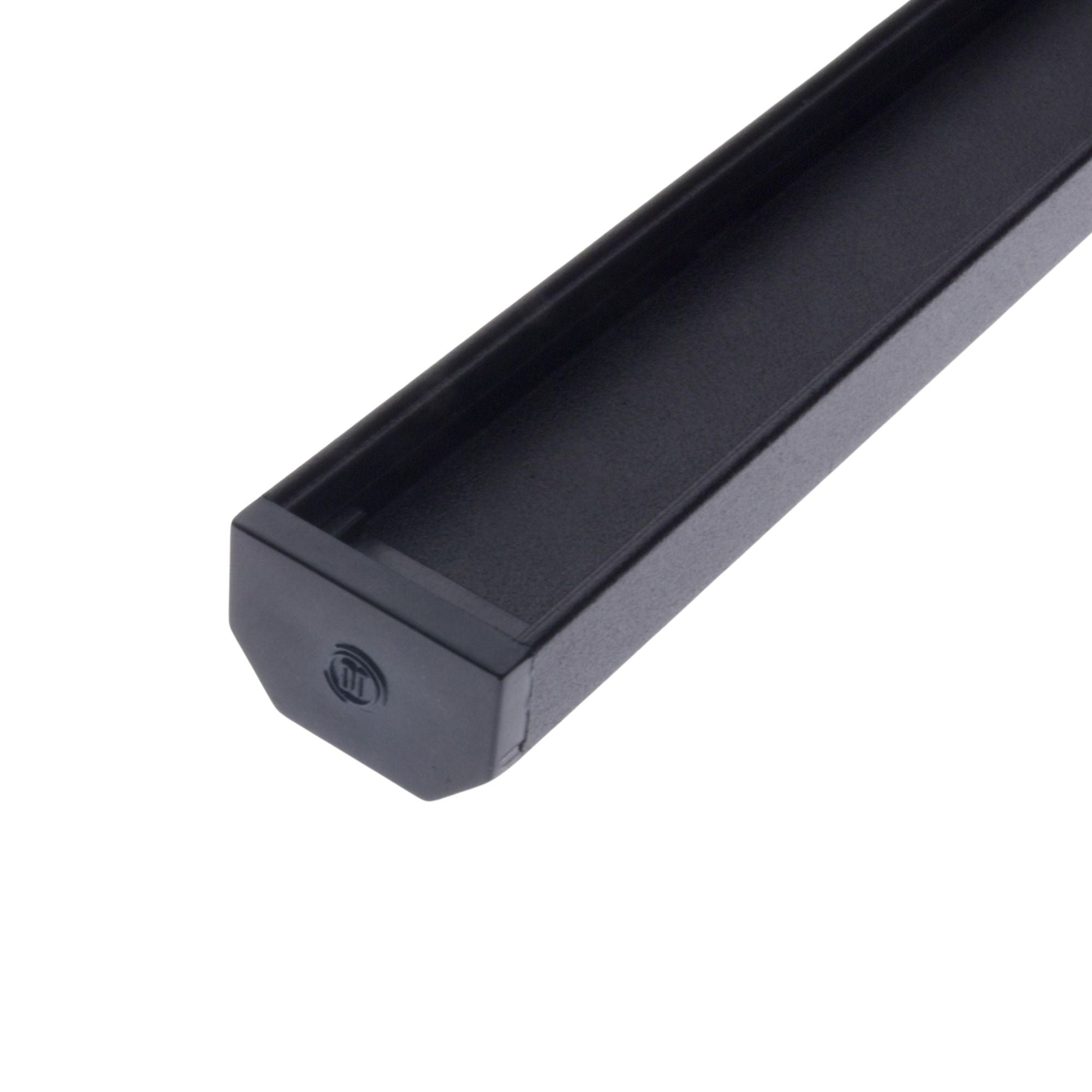 48 Pack Black LED Channel Strips for Ceiling and Cabinet Lighting – Durable Aluminum Track for Home and Office LED Light Installation