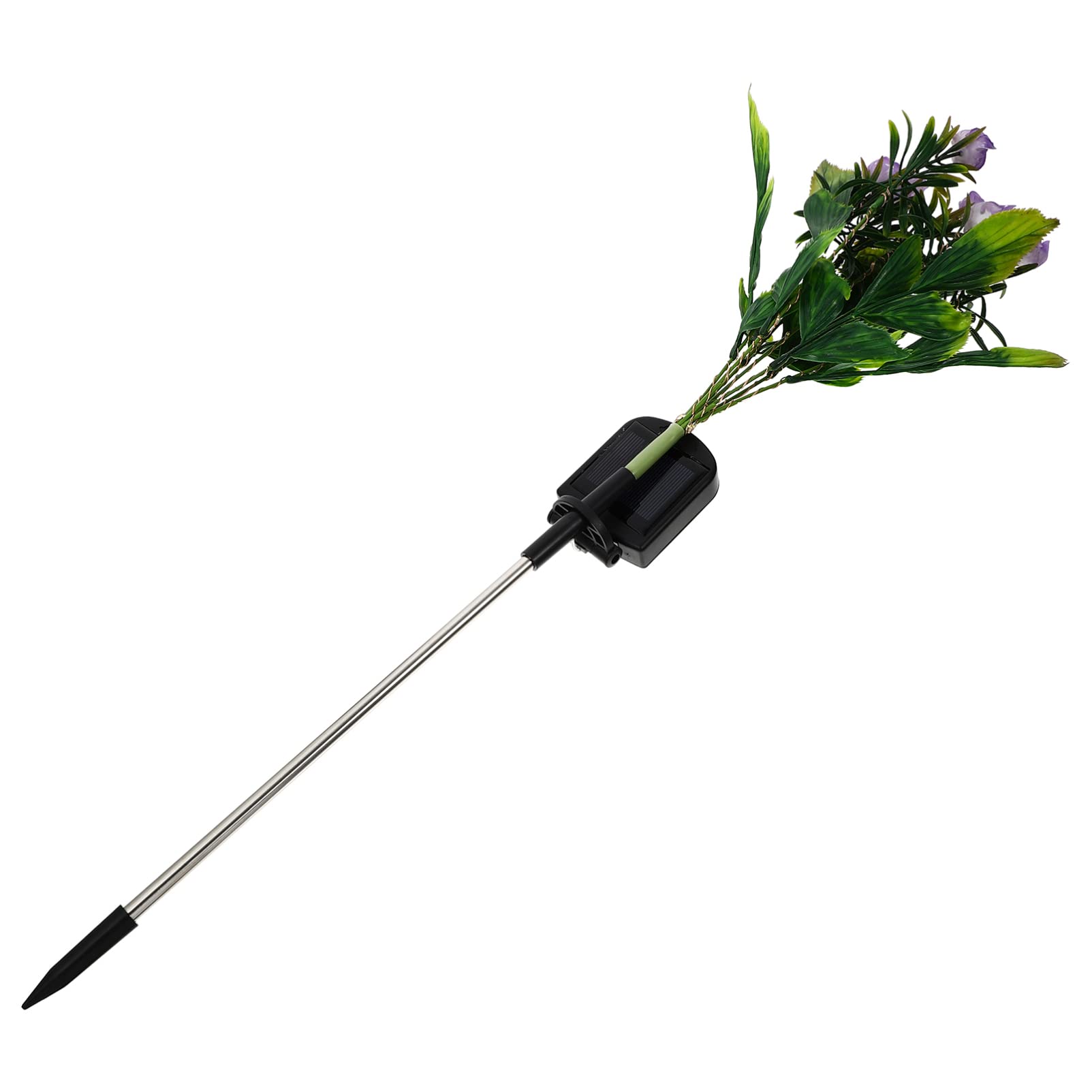 OSALADI Solar Rose Flower Lights - Waterproof Outdoor Solar Garden Lights for Lawn, Patio & Yard Decoration - Purple Solar Landscape Lighting for Pathways, Driveways & Backyards