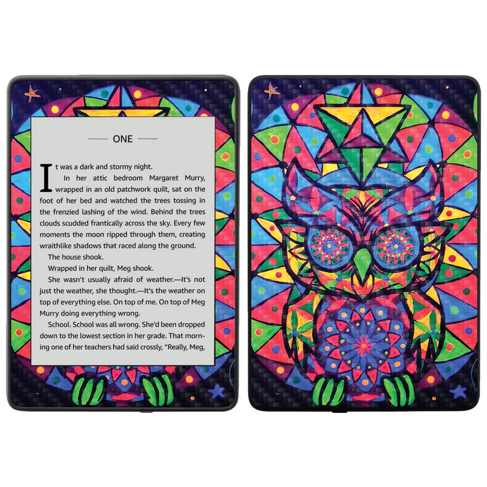 Premium Carbon Fiber Skin for Amazon Kindle Paperwhite 2018 (10th Gen) - Egyptian Geometric Design | Waterproof Protective Cover with Textured Finish | Easy Application & Removal | Made in USA | Perfect for Travel, Reading & Daily Protection