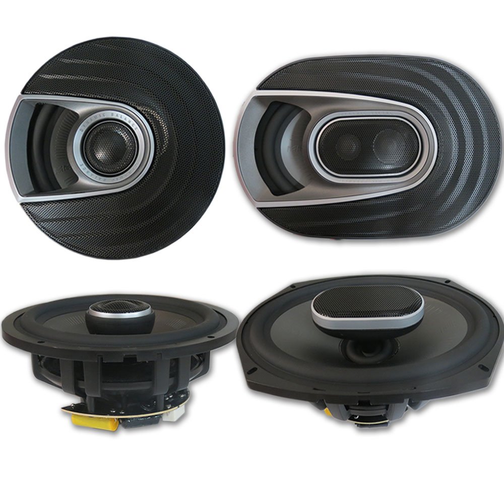 Polk Audio MM 6x9 Inch 3-Way Marine Car Speakers + 6.5 Inch 2-Way Waterproof Boat Speakers - High Performance Audio for Boats, Jeeps & Off-Road Vehicles