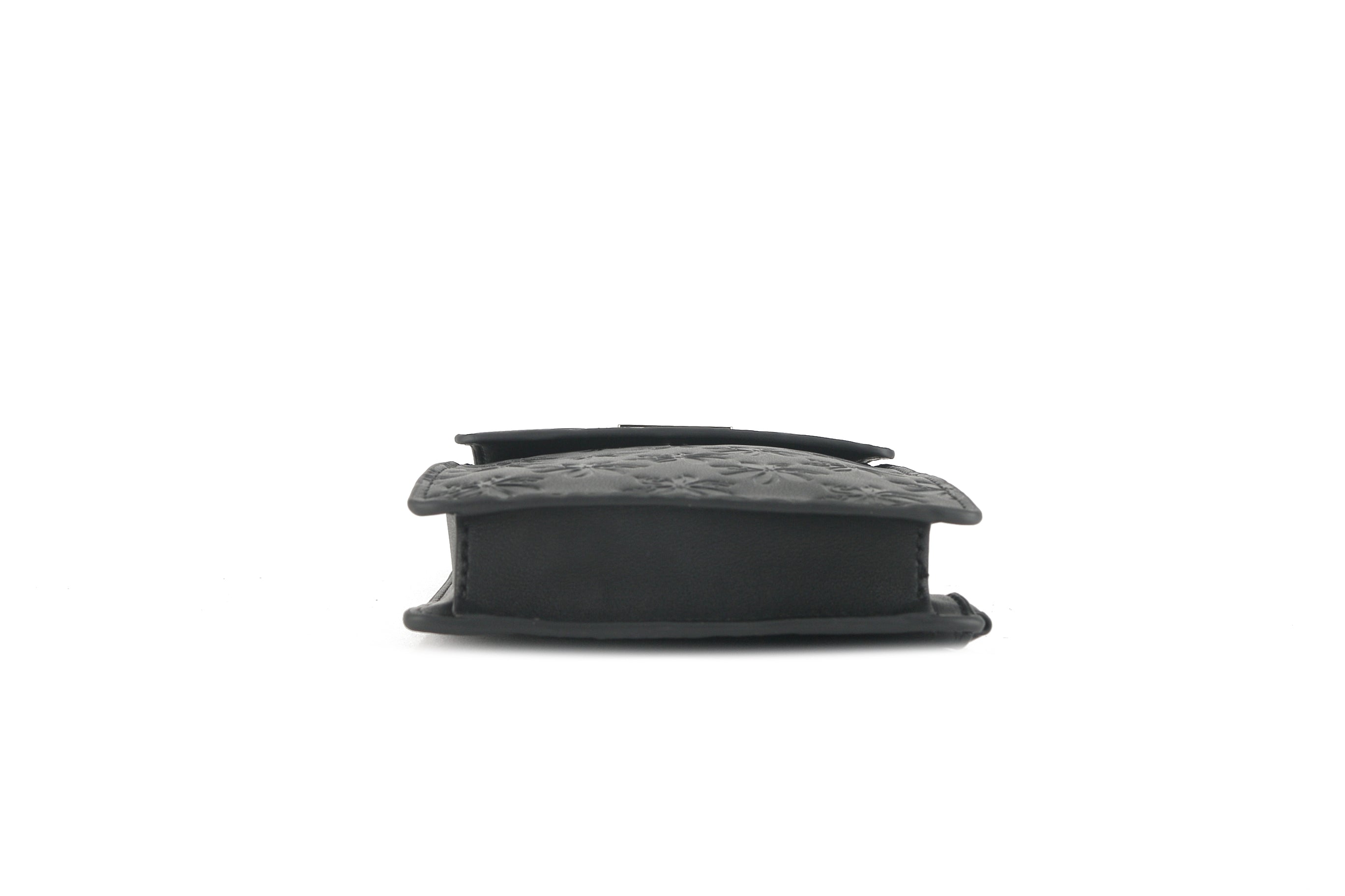 Anna Tiare Embossed Black Crossbody Bag - Stylish Leather Shoulder Purse for Women, Perfect for Work, Travel & Everyday Use