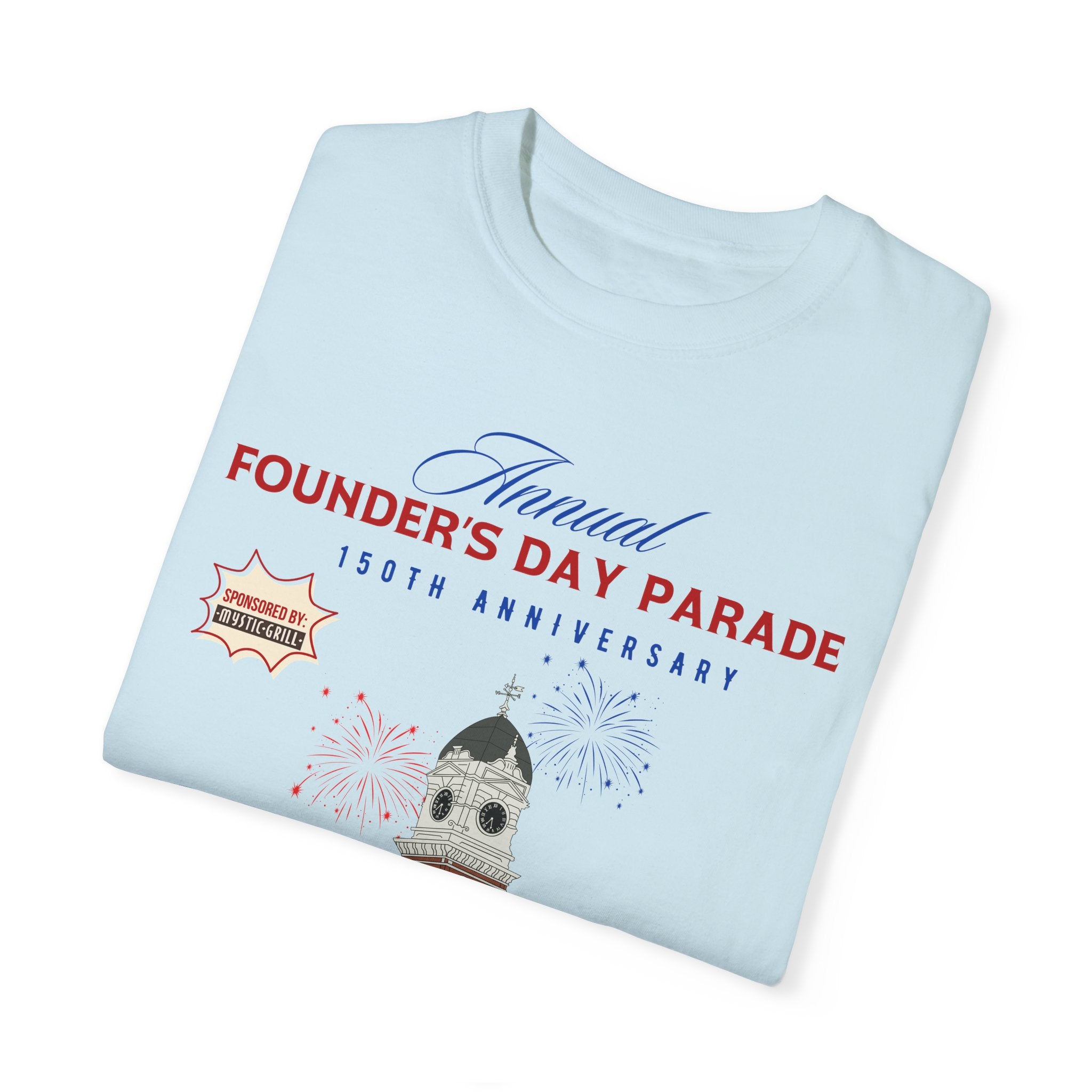 Founder's Day Parade T-Shirt - Comfortable Cotton Tee for Patriotic Celebrations & Community Events