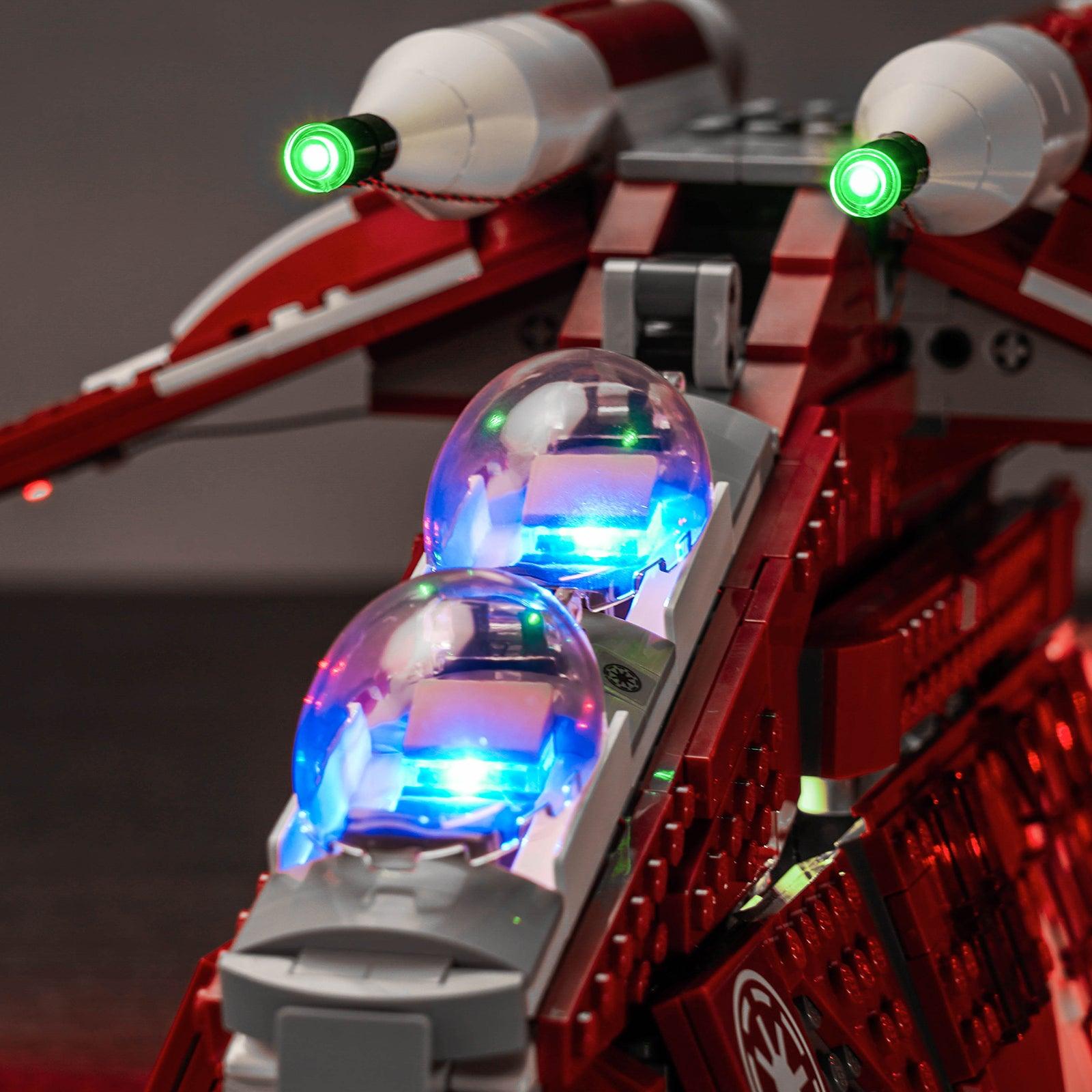 Best Light Kit for LEGO Star Wars New Coruscant Guard Gunship 75354 - DIY Lighting Set for LEGO Models - Perfect for Display & Nighttime Play