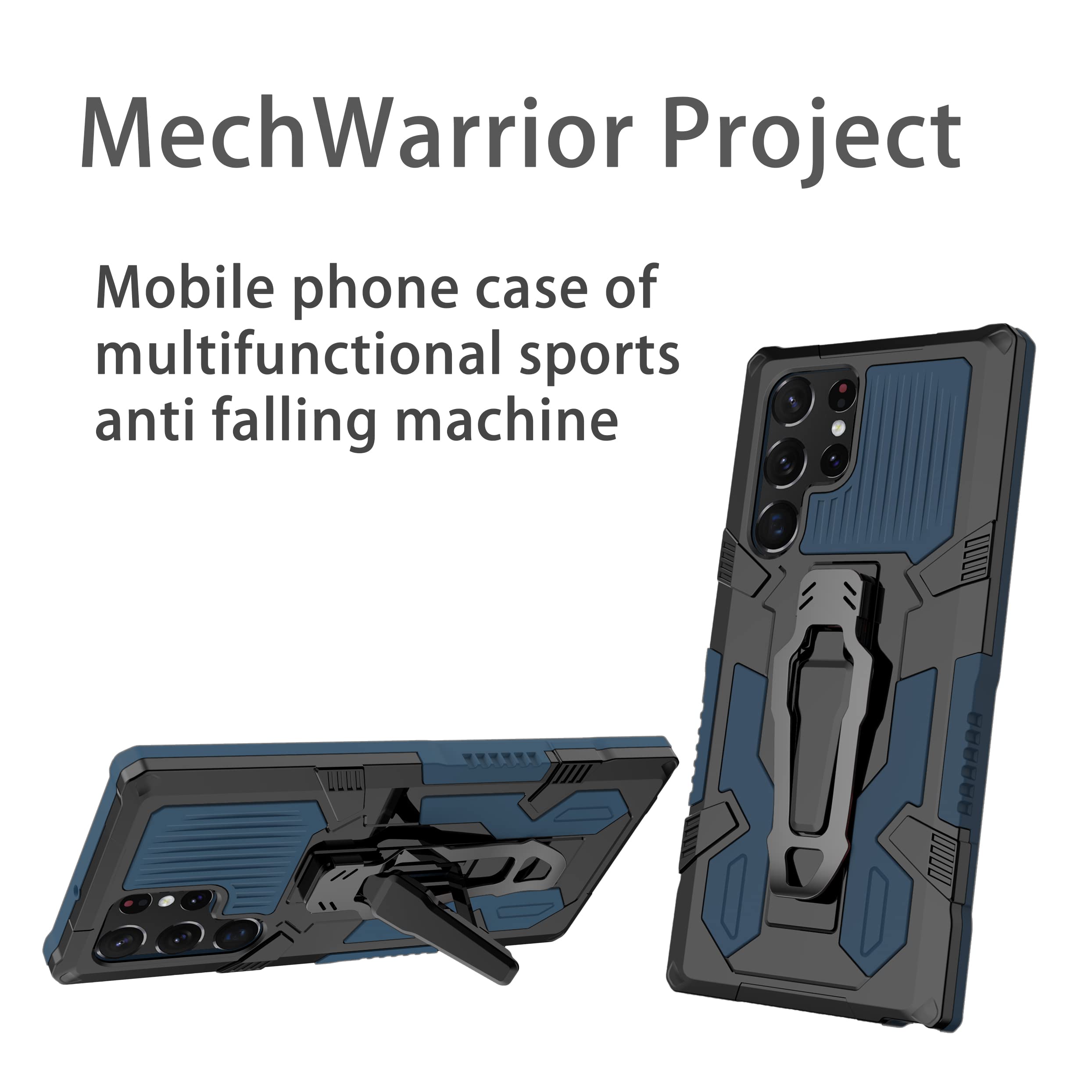 Military Grade Armor Case for Samsung Galaxy Note 10 - Shockproof Dual Layer Full Body Protection with Built-in Kickstand & Metal Belt Clip | Perfect for Outdoor, Work & Travel Use