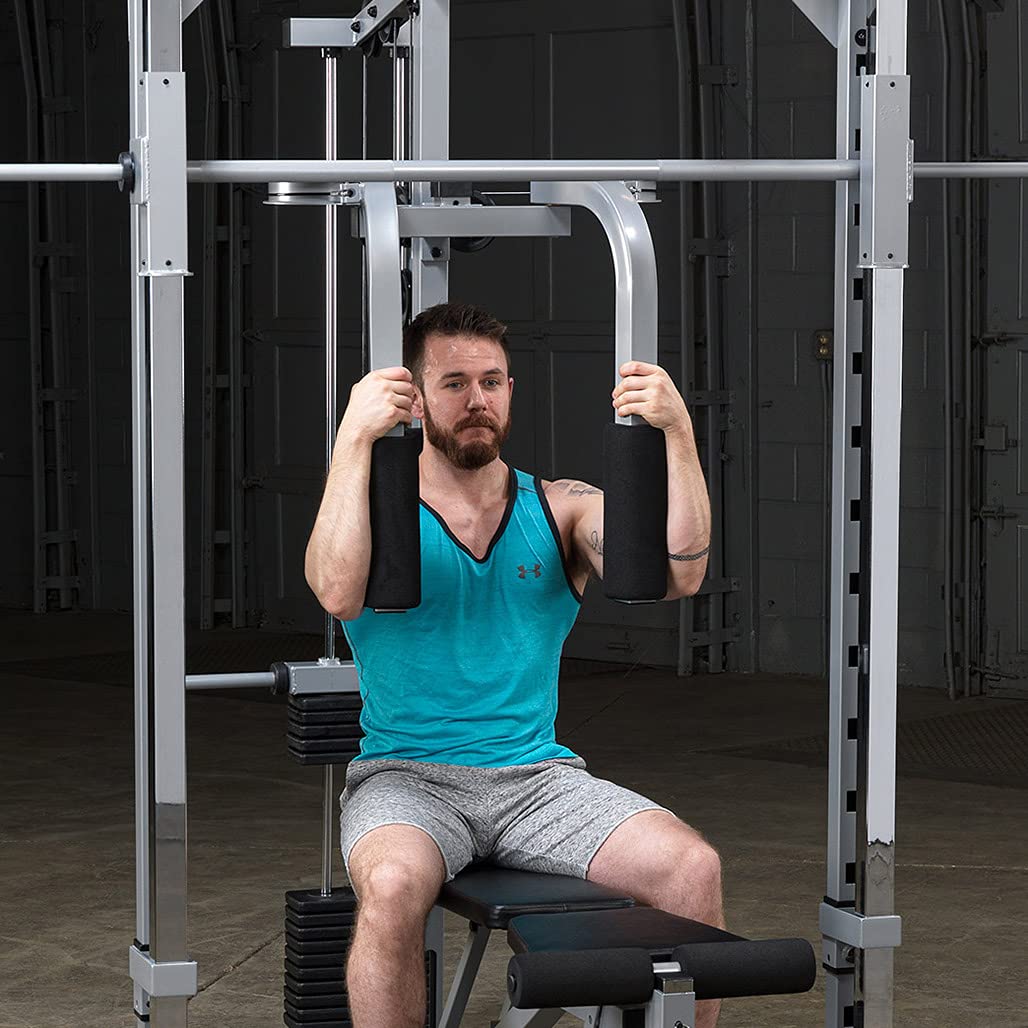 Body Solid Powerline PPA13X PEC Attachment for PSM144X Smith Machine - Upper Body Strength Training Equipment for Home & Commercial Gyms | Perfect for Shoulder Press, Bench Press & Arm Workouts