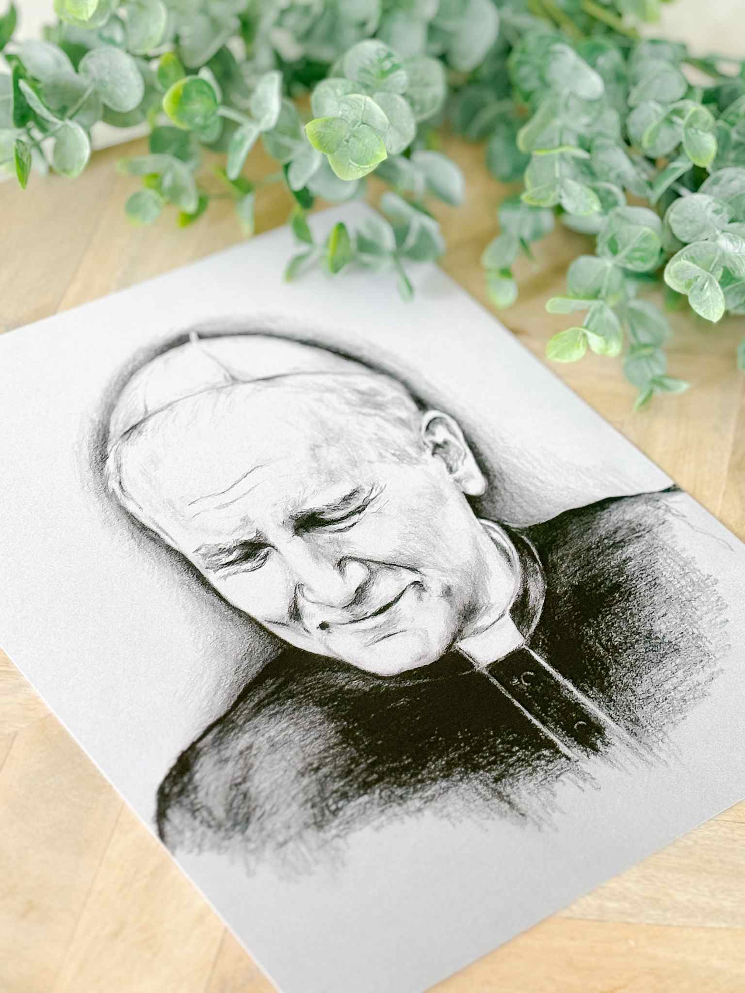 Saint John Paul II Print - Religious Wall Art for Home, Church & Office Decor - Inspirational Catholic Gift