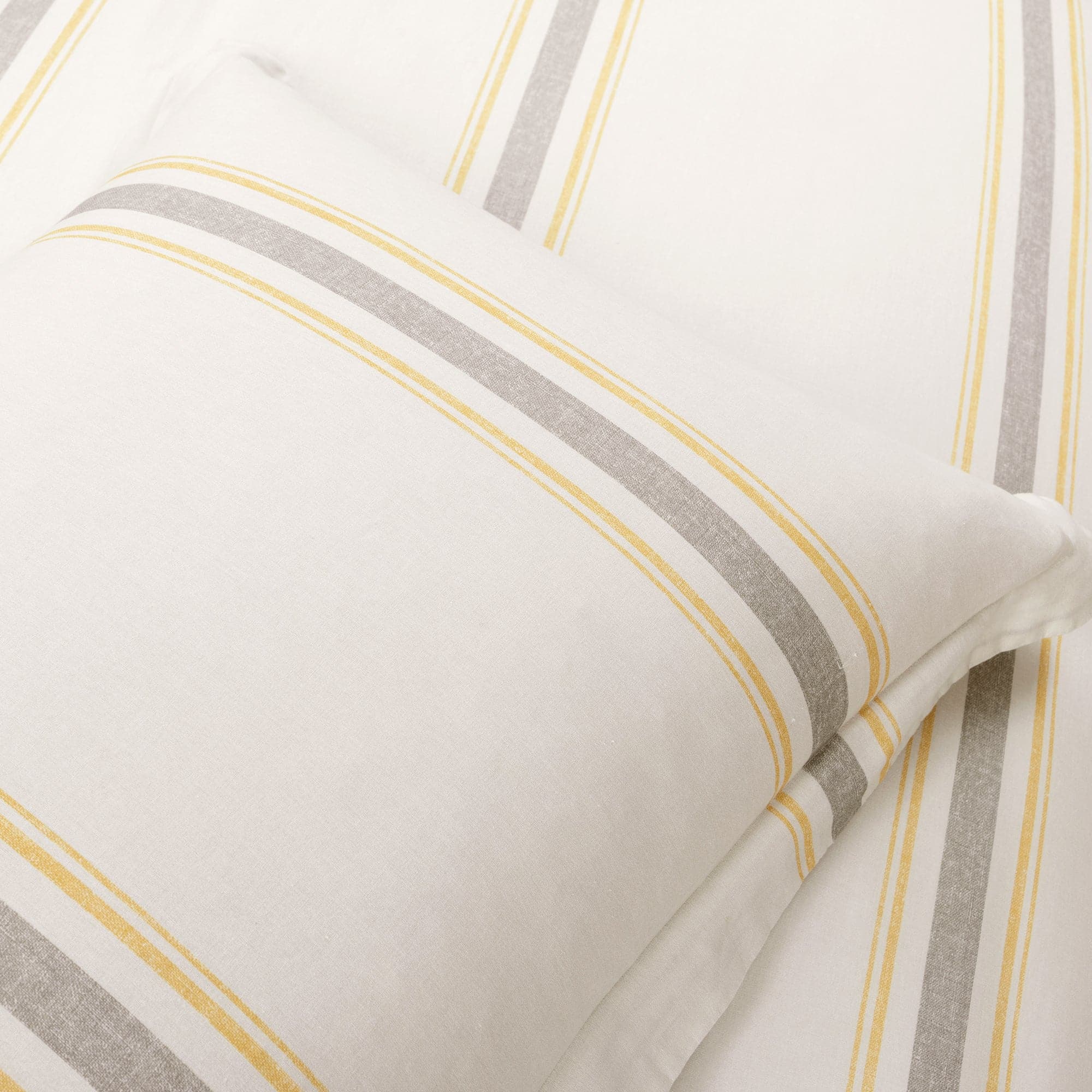 Farmhouse Stripe 100% Cotton Duvet Cover Set - Soft & Breathable Bedding for Cozy Bedroom Decor - Perfect for Guest Rooms, Master Bedrooms & Vacation Homes
