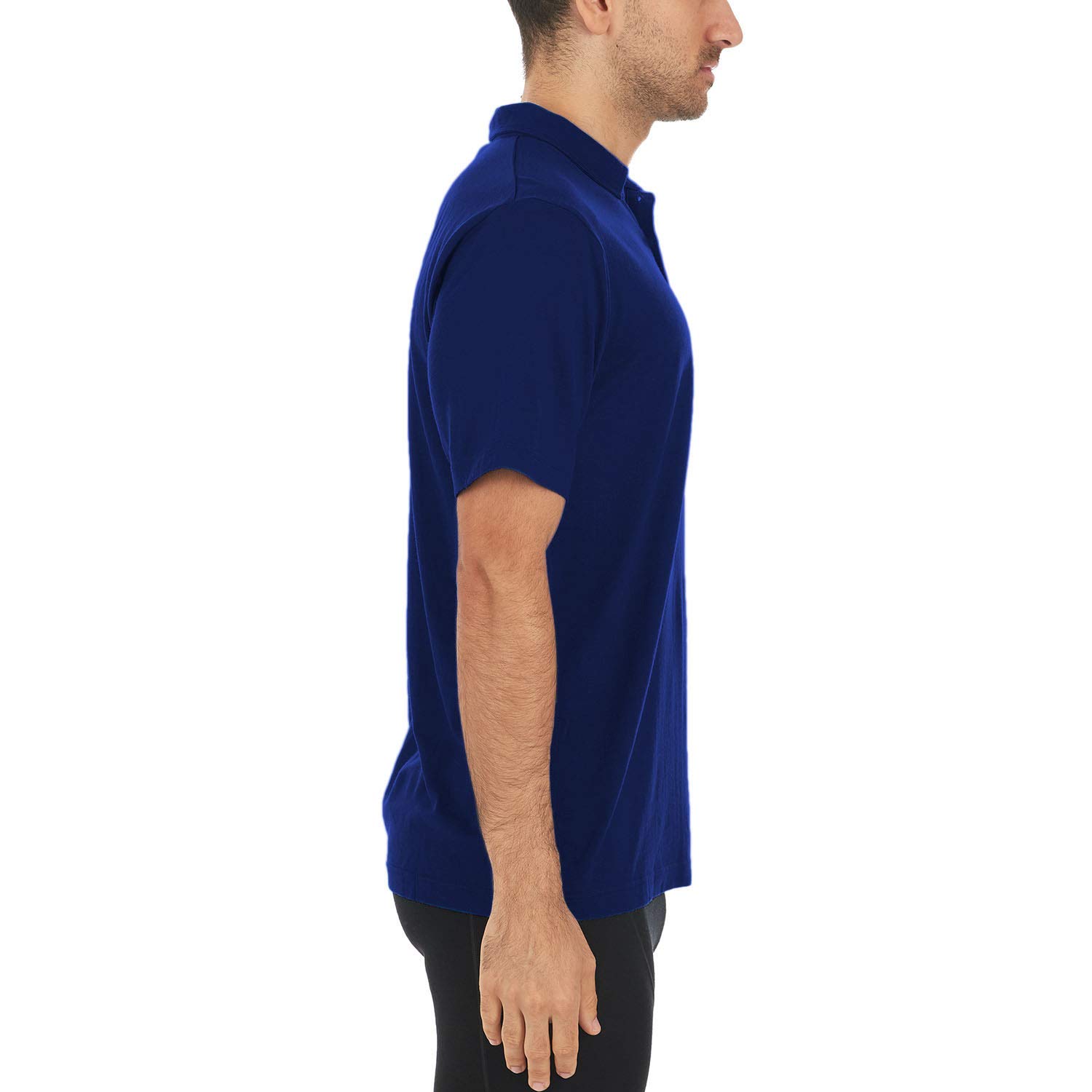 Premium Men's Merino Wool Polo Shirt - Breathable Golf & Business Casual Work Shirt - Ideal for Office, Golfing & Outdoor Activities