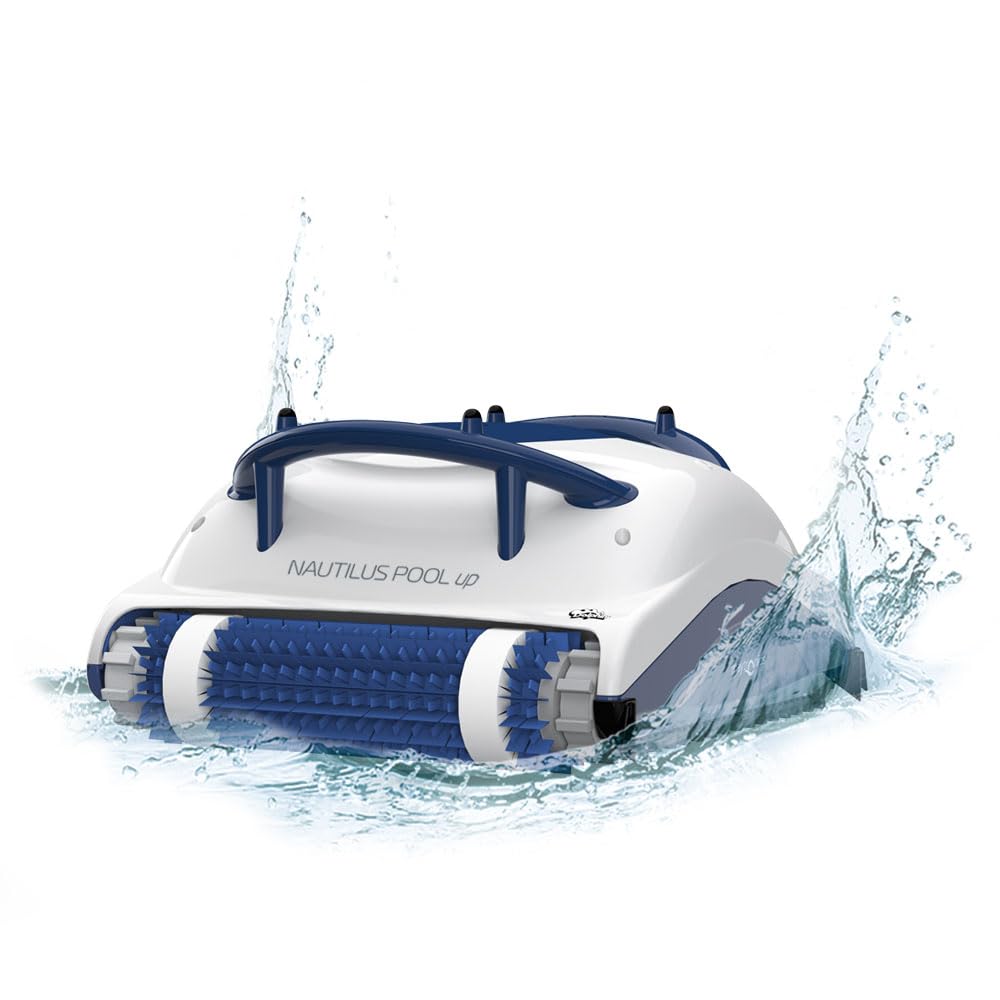Dolphin Nautilus Pool Cleaner 2025 Model - Automatic Robotic Vacuum for Above & In-Ground Pools up to 26ft, Wall & Floor Scrubber Brush - Perfect for Backyard, Residential & Vacation Home Pools