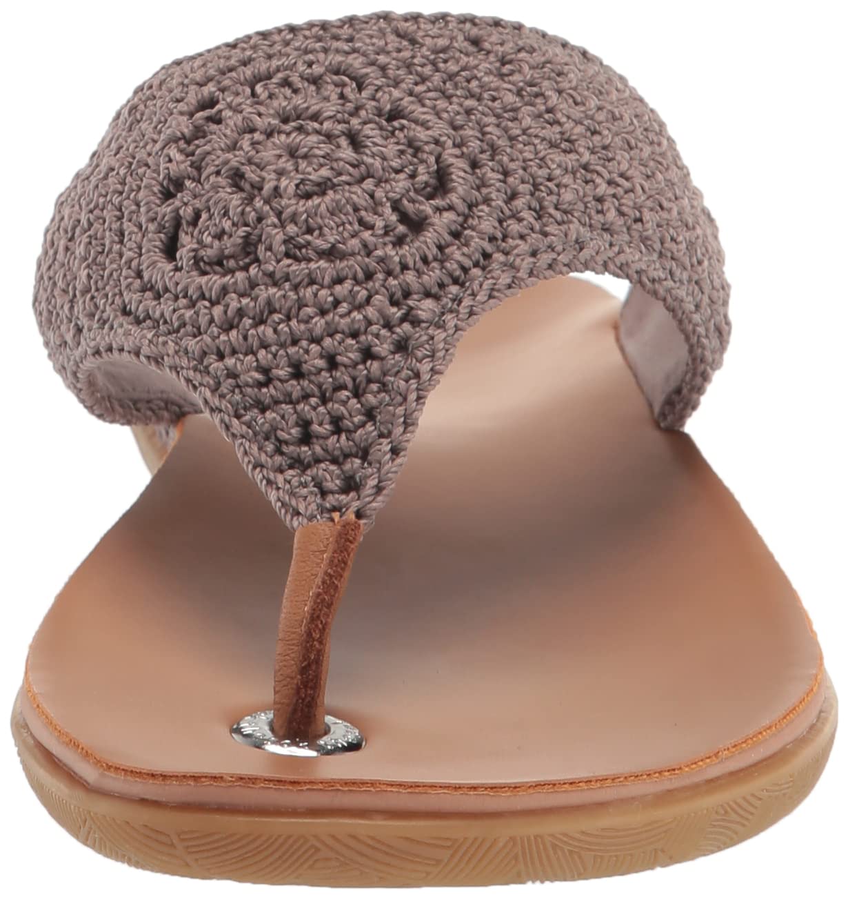 The Sak Shana Crochet Slip-On Thong Sandals for Women - Comfortable Boho Beach Sandals for Summer, Vacation & Casual Outings