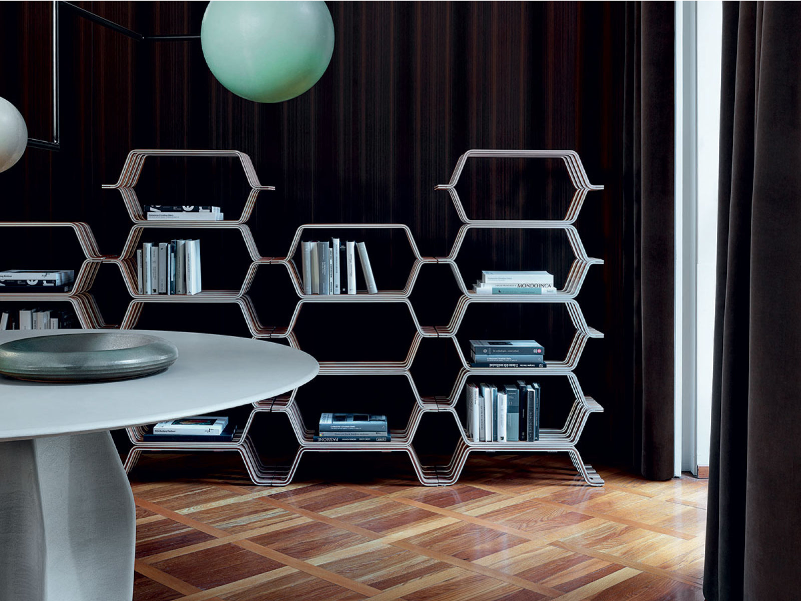 Modern MHC 2 Bookcase - 5-Tier Wooden Bookshelf for Home & Office - Perfect for Living Room, Bedroom, Study & Library Organization