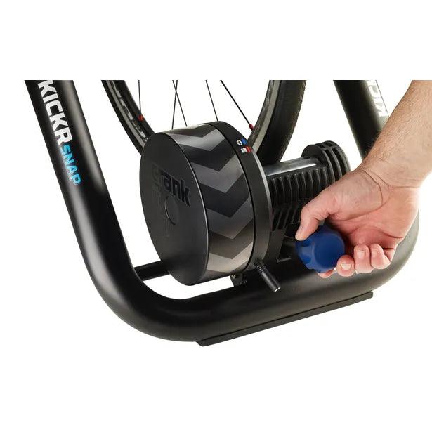 Wahoo Kickr Snap Smart Bike Trainer - Indoor Cycling Trainer for Road Bikes with Bluetooth & ANT+ Connectivity - Perfect for Home Workouts, Zwift Training & Winter Riding