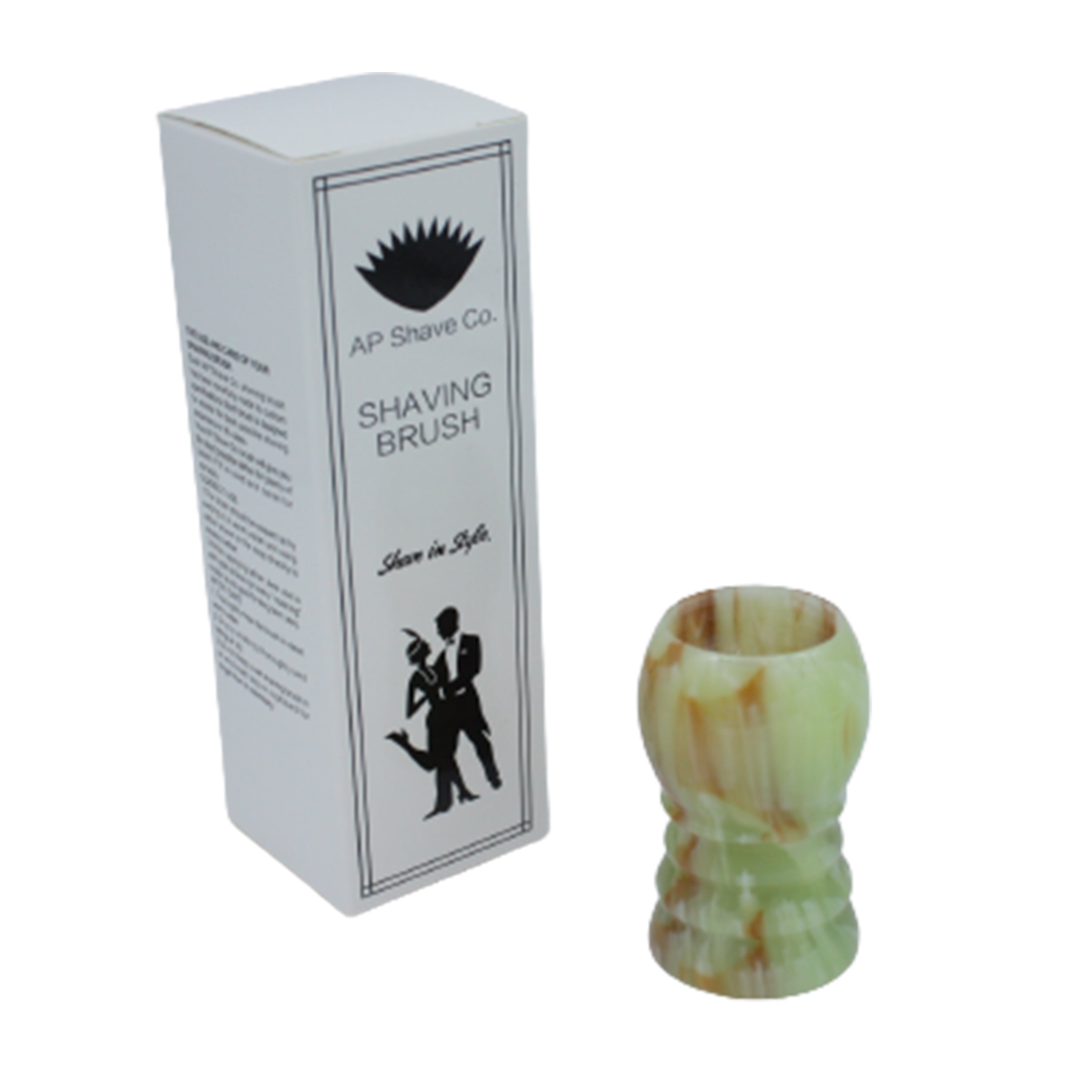 Premium Jade Handcrafted Shaving Brush Handle for Men - Fits 24mm & 26mm Knots - Luxury Wet Shaving & Grooming Essential for Traditional Razor Enthusiasts