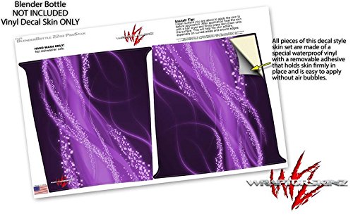Blender Bottle ProStak 22oz Skin Decal Wrap - Purple Vortex Design for Gym & Sports
