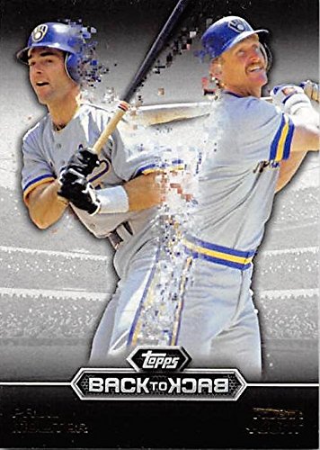Paul Molitor & Robin Yount Milwaukee Brewers Baseball Card - 2016 Topps Back to Back #B2B-8 - Perfect for Sports Memorabilia Collectors & Baseball Fans