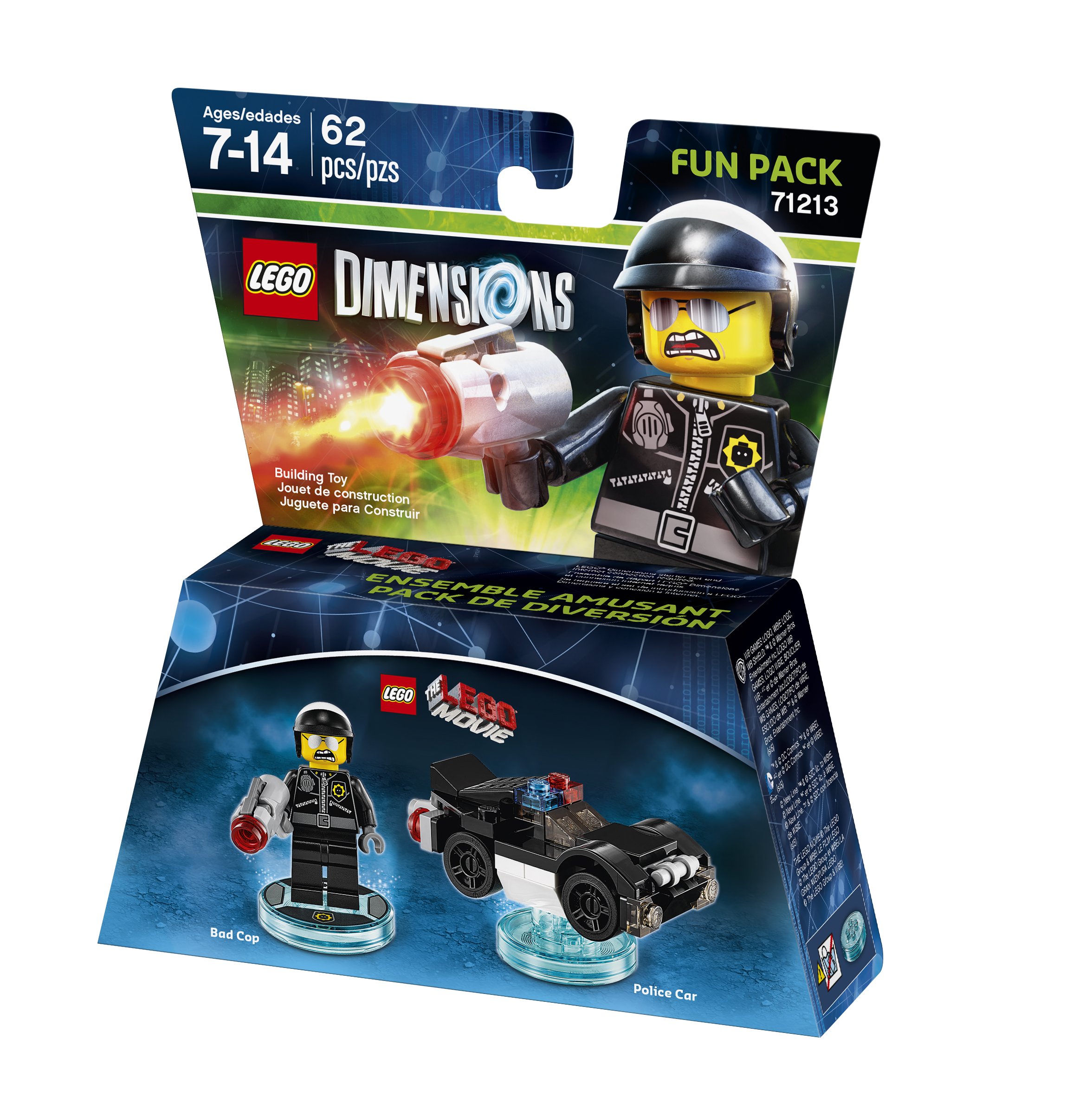 LEGO Movie Bad Cop Fun Pack for LEGO Dimensions - Interactive Building Toy for Kids & Collectors - Perfect for Gameplay, Creative Play & Display