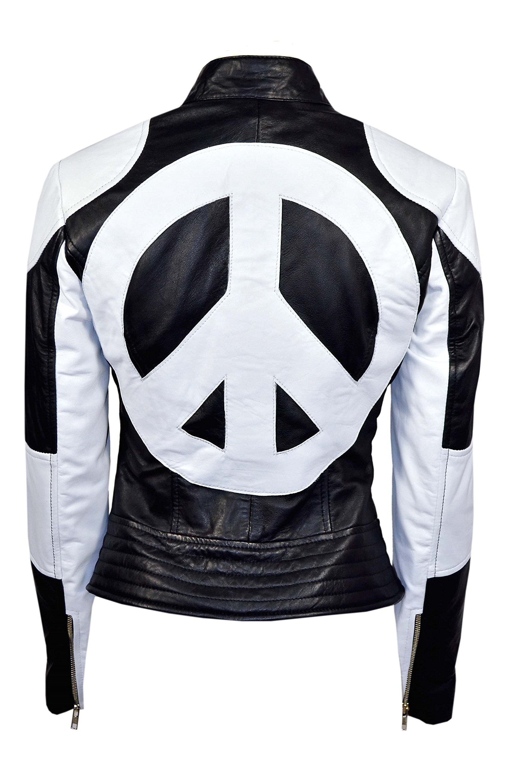 Stylish Kylie Heart Time Bomb Women's Leather Biker Jacket for Motorcycle Riding | Fashionable & Durable Outerwear for Casual Wear, Night Out, and Riding