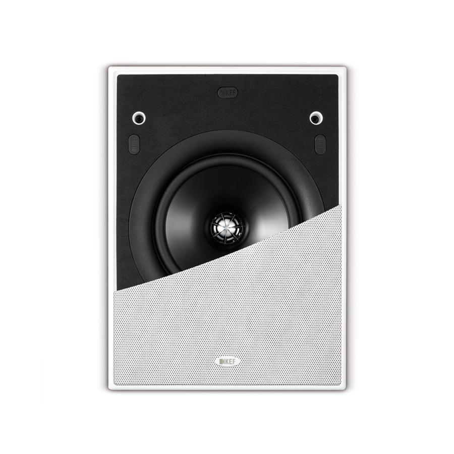 KEF Ci160QL 6.5 Inch In-Wall Speaker - High Performance Home Theater & Surround Sound System for Living Room, Bedroom, or Office