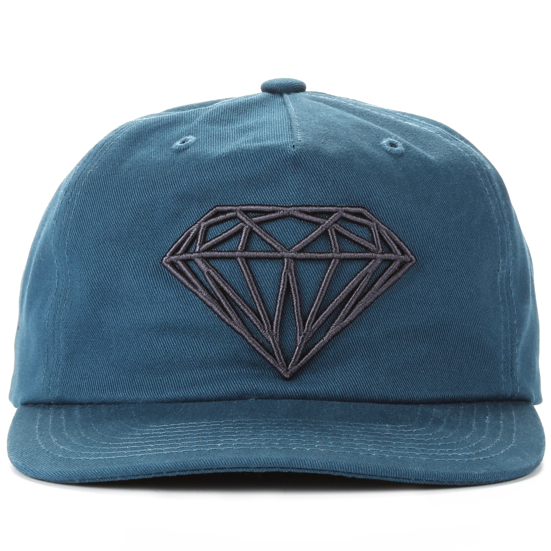 Diamond Brilliant Unstructured Snapback Hat in Turquoise - Stylish Adjustable Baseball Cap for Men & Women | Perfect for Casual Wear, Sports, and Outdoor Activities