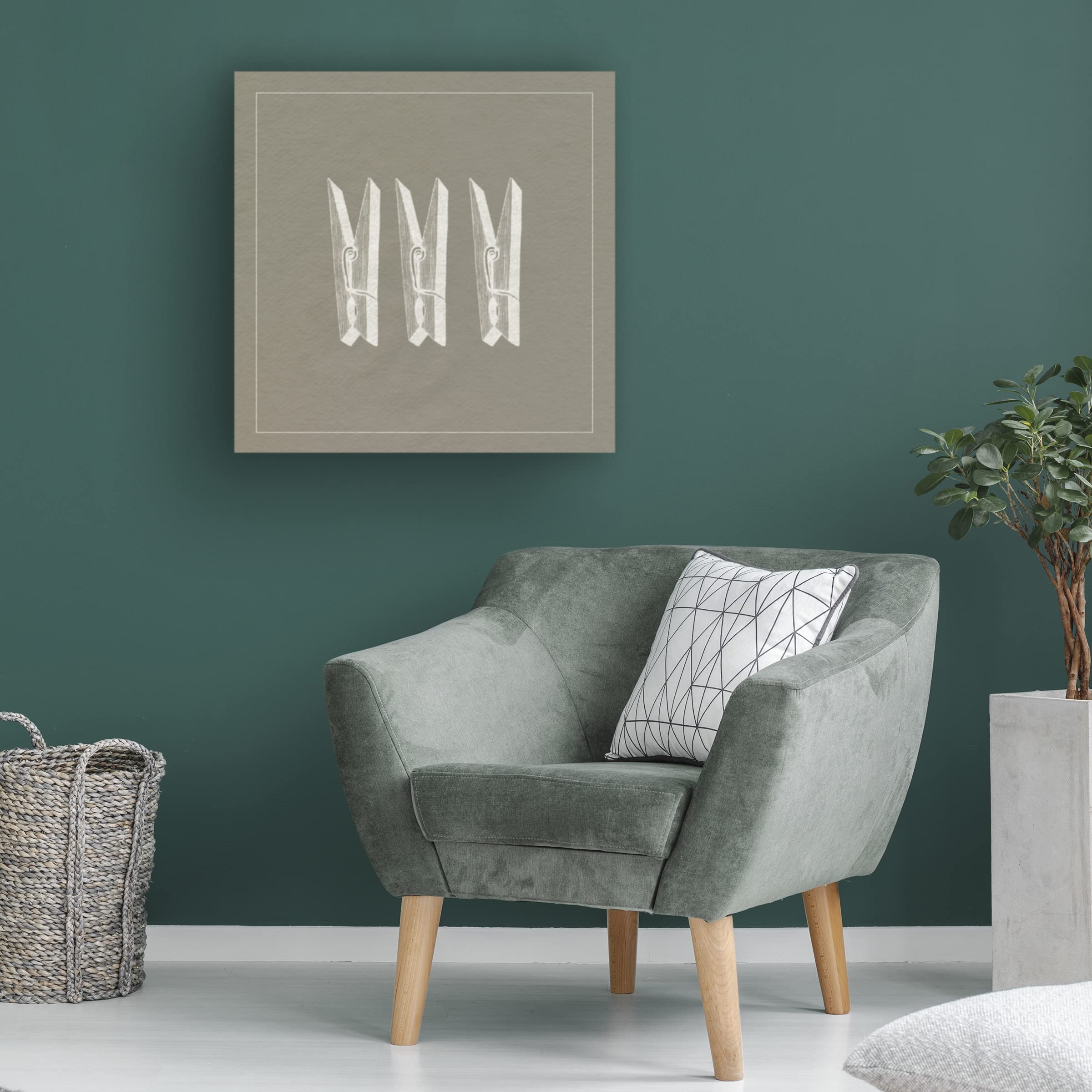Grace Popp 'Laundry Tips VI' Canvas Wall Art Print - Modern Home Decor for Living Room, Bedroom & Office