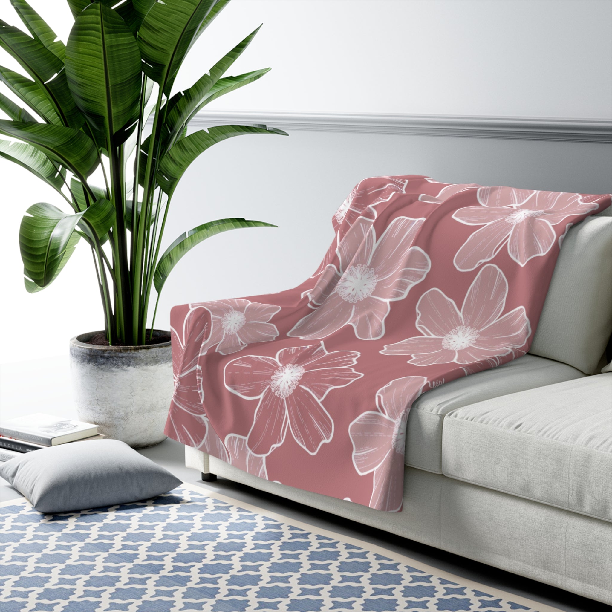 Pua Kala Sherpa Fleece Blanket - Ultra Soft & Warm Winter Throw - Perfect for Bed, Couch & Travel