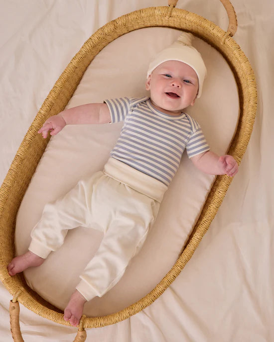 Baby Pants Ivory - Soft Cotton Comfort for Newborns & Infants - Perfect for Playtime, Naps & Everyday Wear