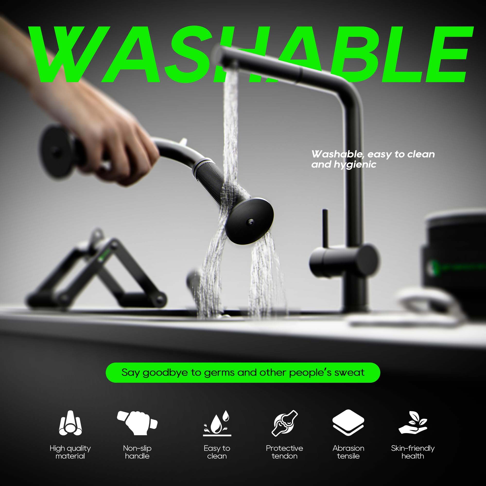 Lat Pulldown Attachment for Cable Machine - Durable Home Gym Accessories for Strength Training & Back Workouts | Perfect for Home & Commercial Gyms