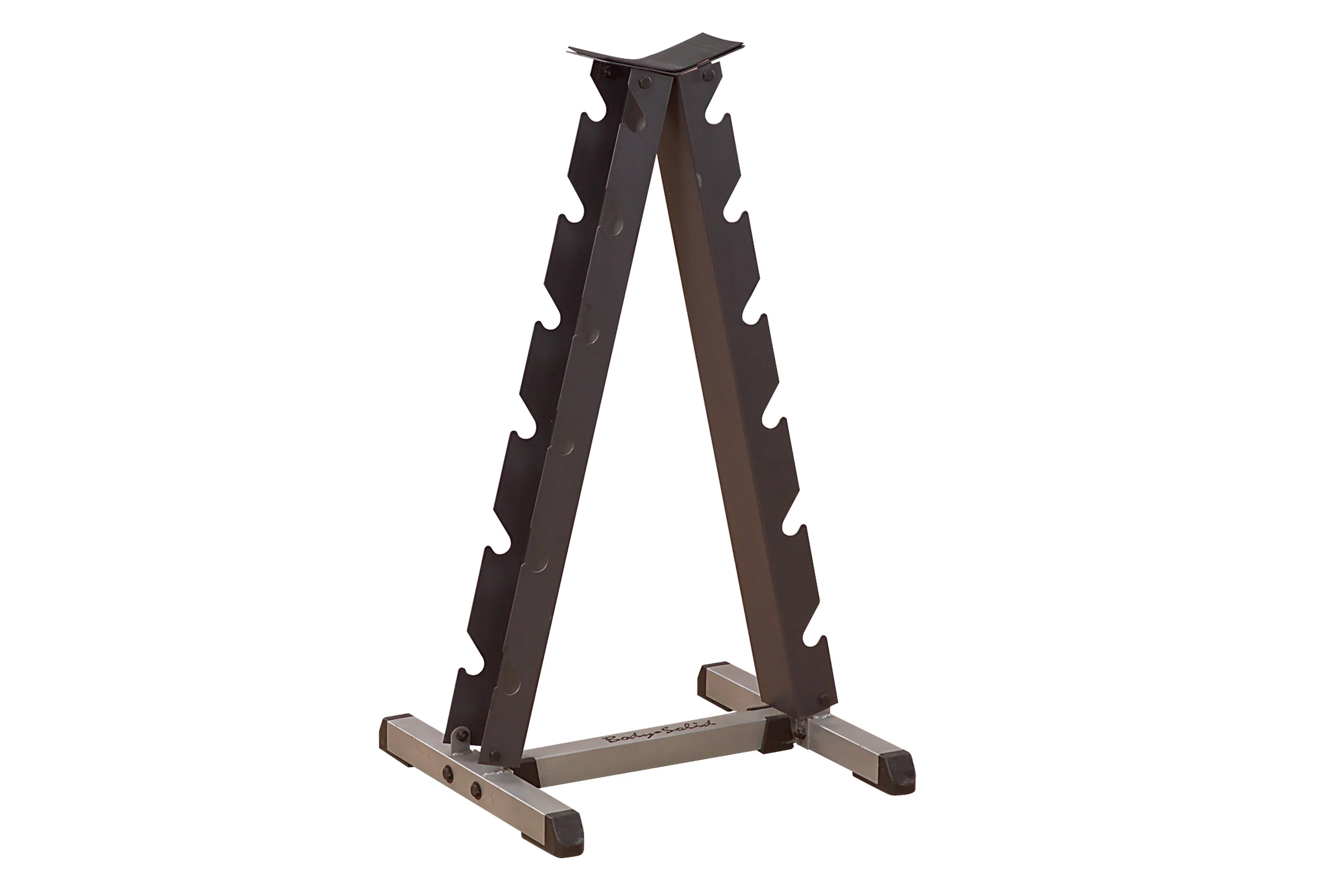Body Solid Vertical A-Frame Dumbbell Rack - Heavy Duty Dumbbell Storage Organizer for Home Gym, Garage & Fitness Studio - Perfect for Weightlifting & Strength Training