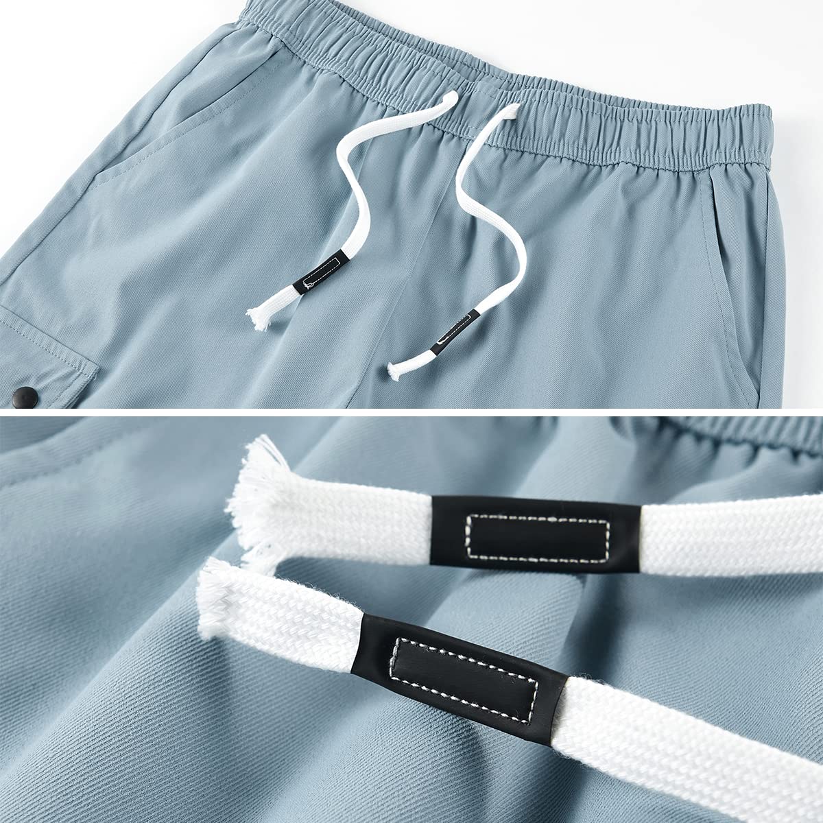 Msmsse Women's Cargo Hiking Shorts - Soft Lightweight Casual Sports Shorts for Summer, Outdoor Adventures & Travel | Knee-Length Quick-Dry Comfort