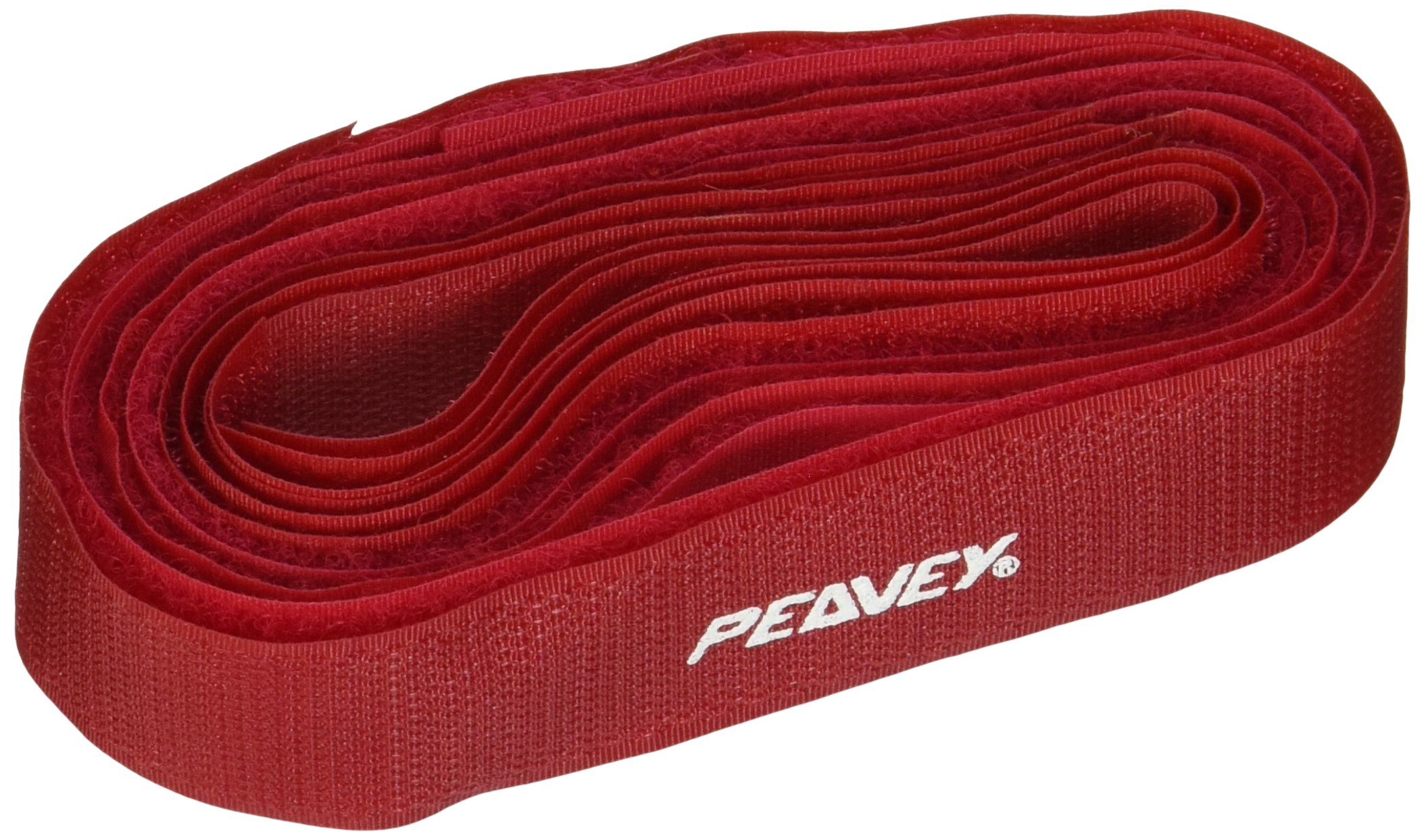 Peavey 12-Inch Red Cable Wrap - Durable Cord Protector for Music Equipment, Studio Gear & Live Performances - Perfect for Organizing Guitar, Microphone & Speaker Cables
