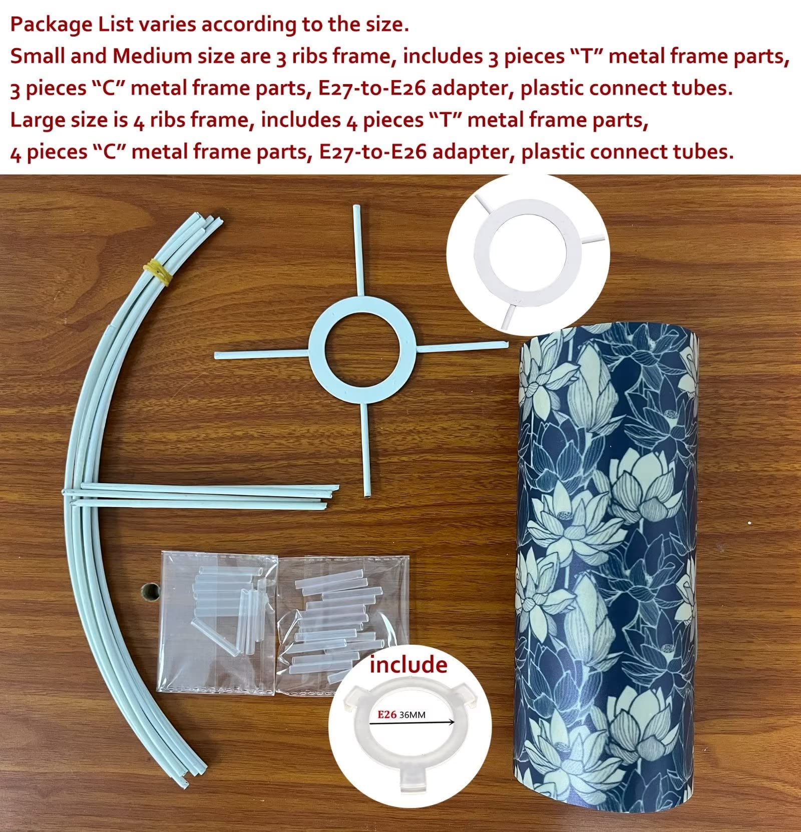 Xoenoiee Drum Lamp Shades Set of 2 - 11.2 x 6.7 Inch PVC Metal Frame Cylinder Lampshades with Spider UNO Euro Fitter for Table & Floor Lamps - Coastal Beach Decor with Sand Shell & Starfish Design - Perfect for Living Room, Bedroom, or Beach House Lighting