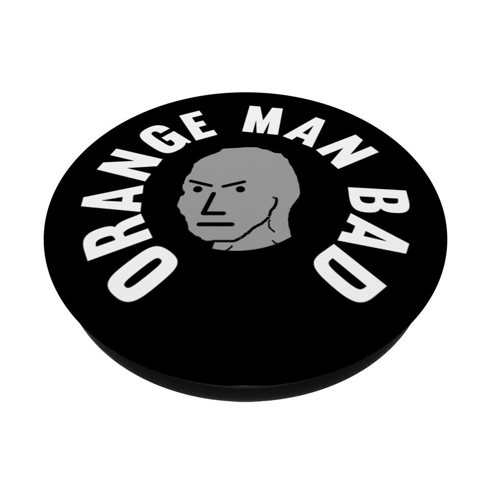 Orange Man Bad NPC Meme Shirt - Funny Political Satire Graphic Tee for Trump Supporters & Critics | Great for Protests, Rallies & Internet Trolling