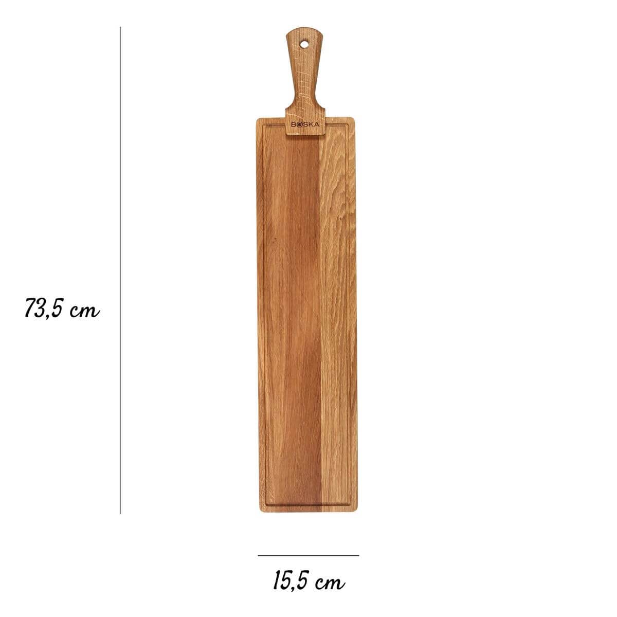 Boska Small Amigo Wooden Cheese Board with Non-Slip Feet - Perfect for Cheese, Charcuterie, Tapas, Bread & Dessert Presentation - Dishwasher Safe Cutting & Serving Board - Ideal for Dinner Parties, Wine Tastings & Holiday Entertaining