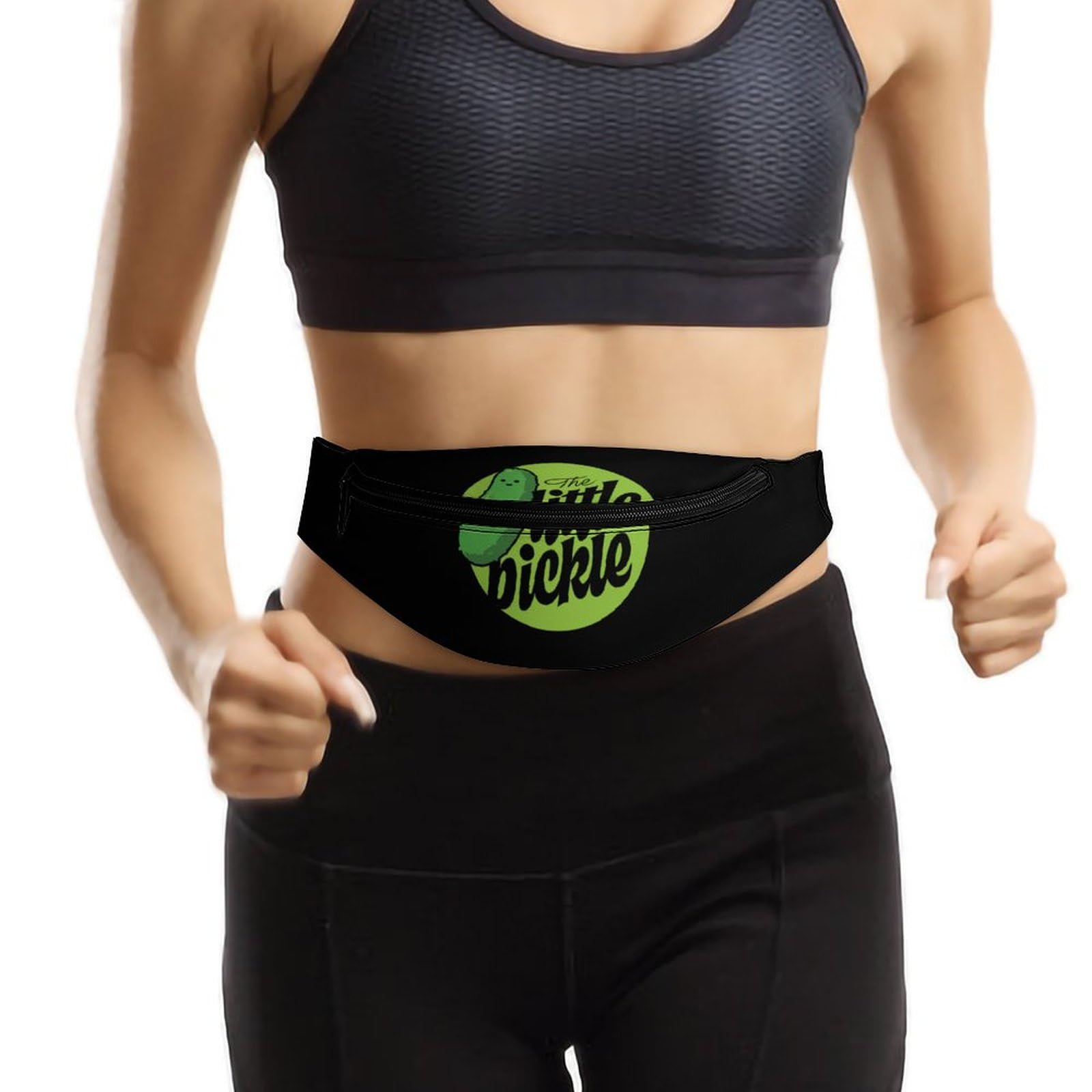 Adjustable Waist Bag for Women & Men - The Little Pickle Crossbody Pouch with Strap | Perfect for Travel, Running, Hiking & Everyday Use