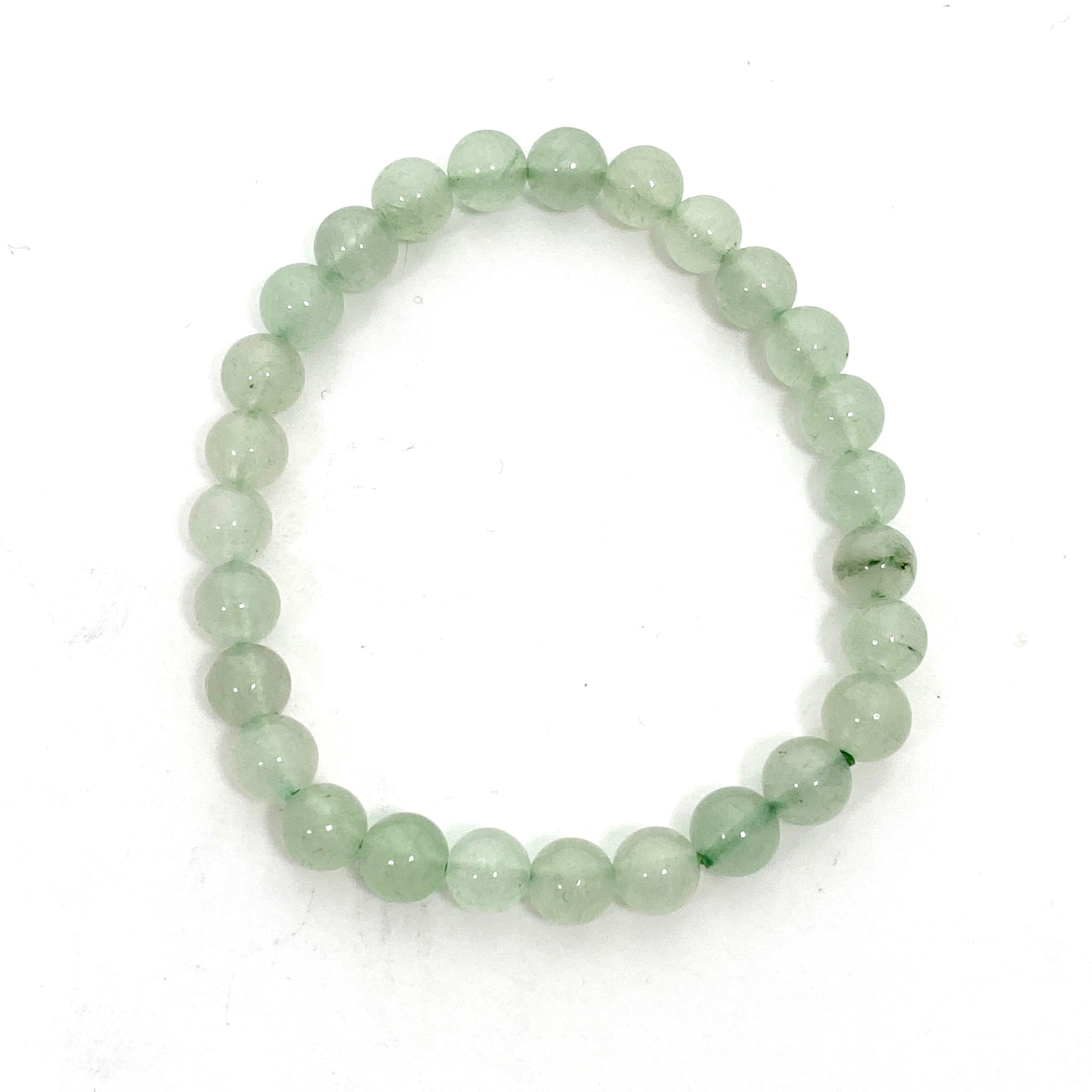 Green Aventurine Healing Stone Bracelet for Women - Natural Gemstone Jewelry for Positive Energy & Good Luck - Perfect for Meditation, Yoga & Spiritual Wellness