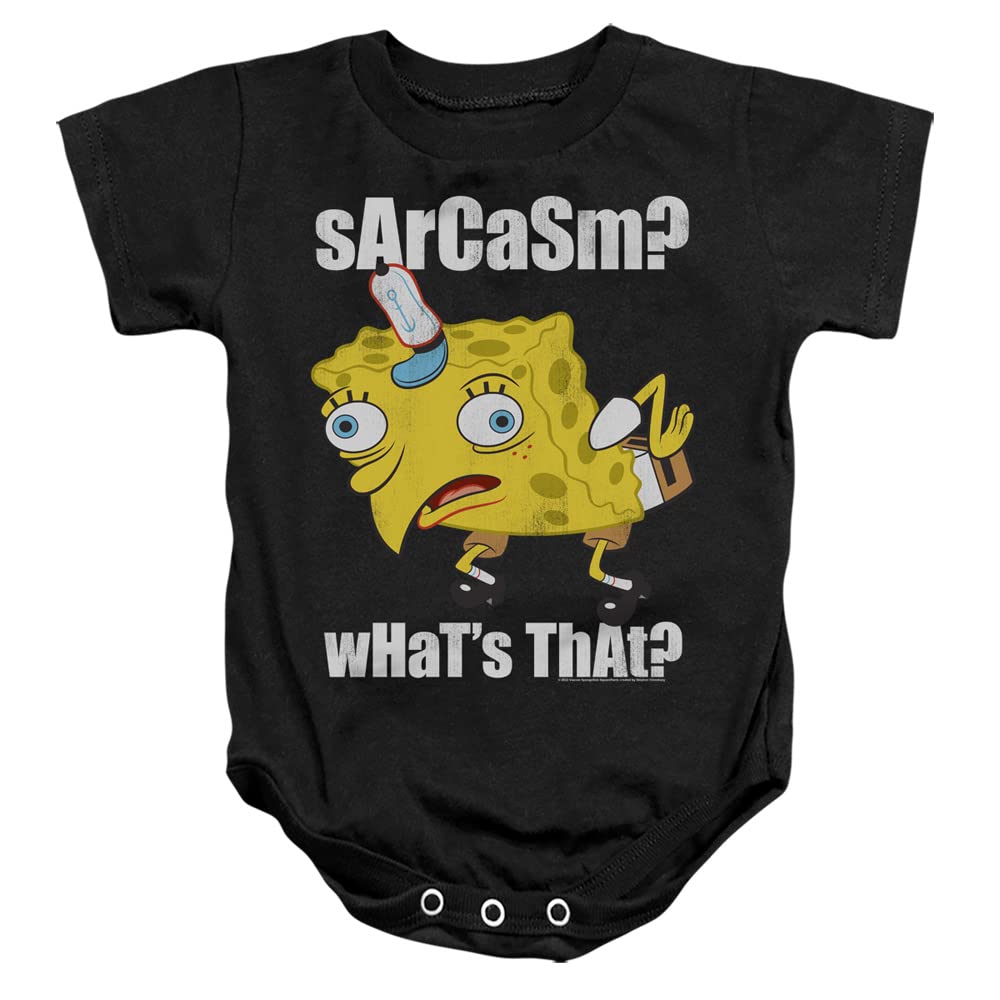 Spongebob Sarcasm Meme Baby Bodysuit - Unisex Infant Snap Onesie for Boys & Girls | Perfect for Playtime, Photo Shoots & Funny Gifts