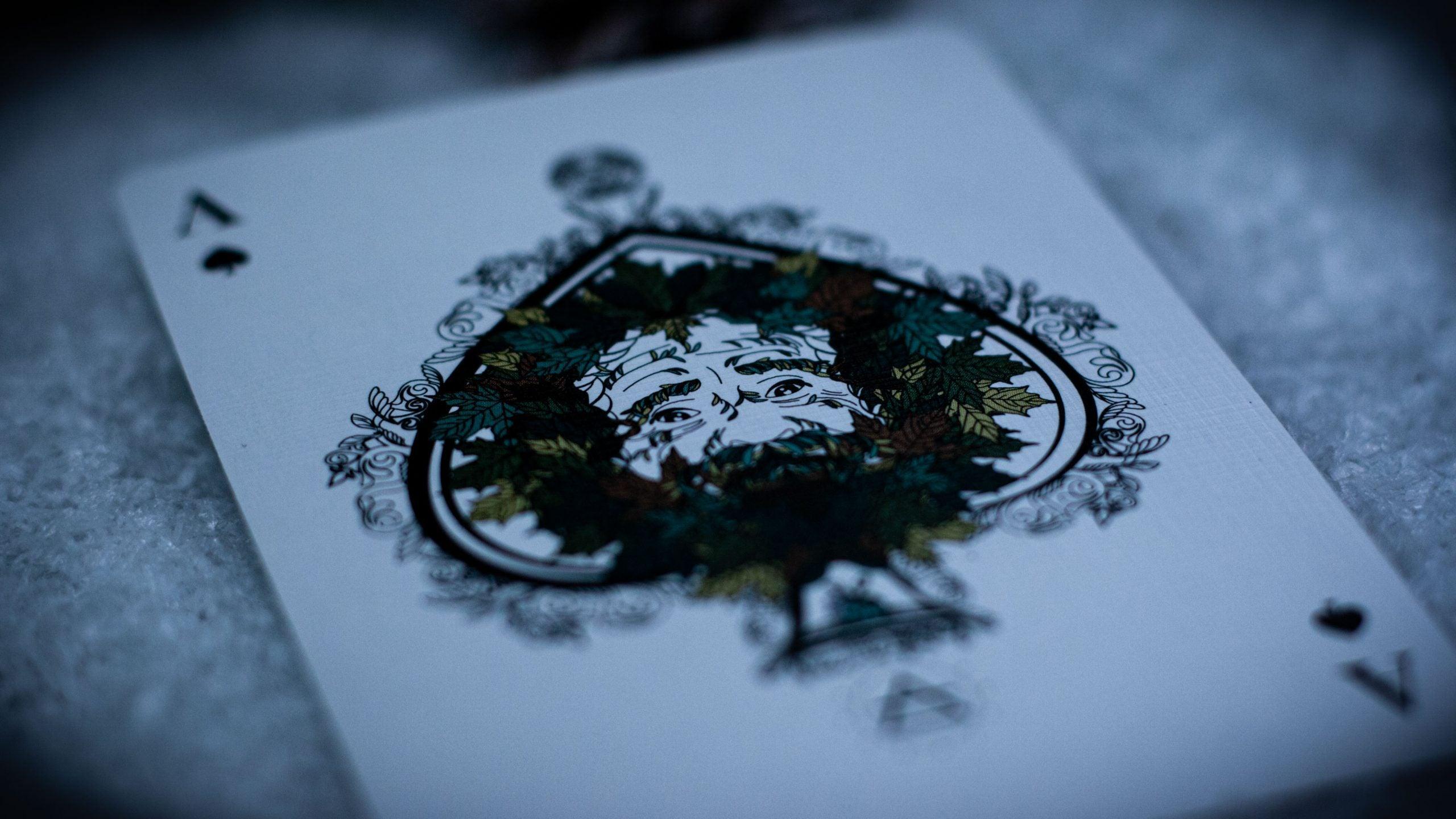 The Green Man Winter Playing Cards - Premium Deck for Holiday Games, Magic Tricks & Family Gatherings