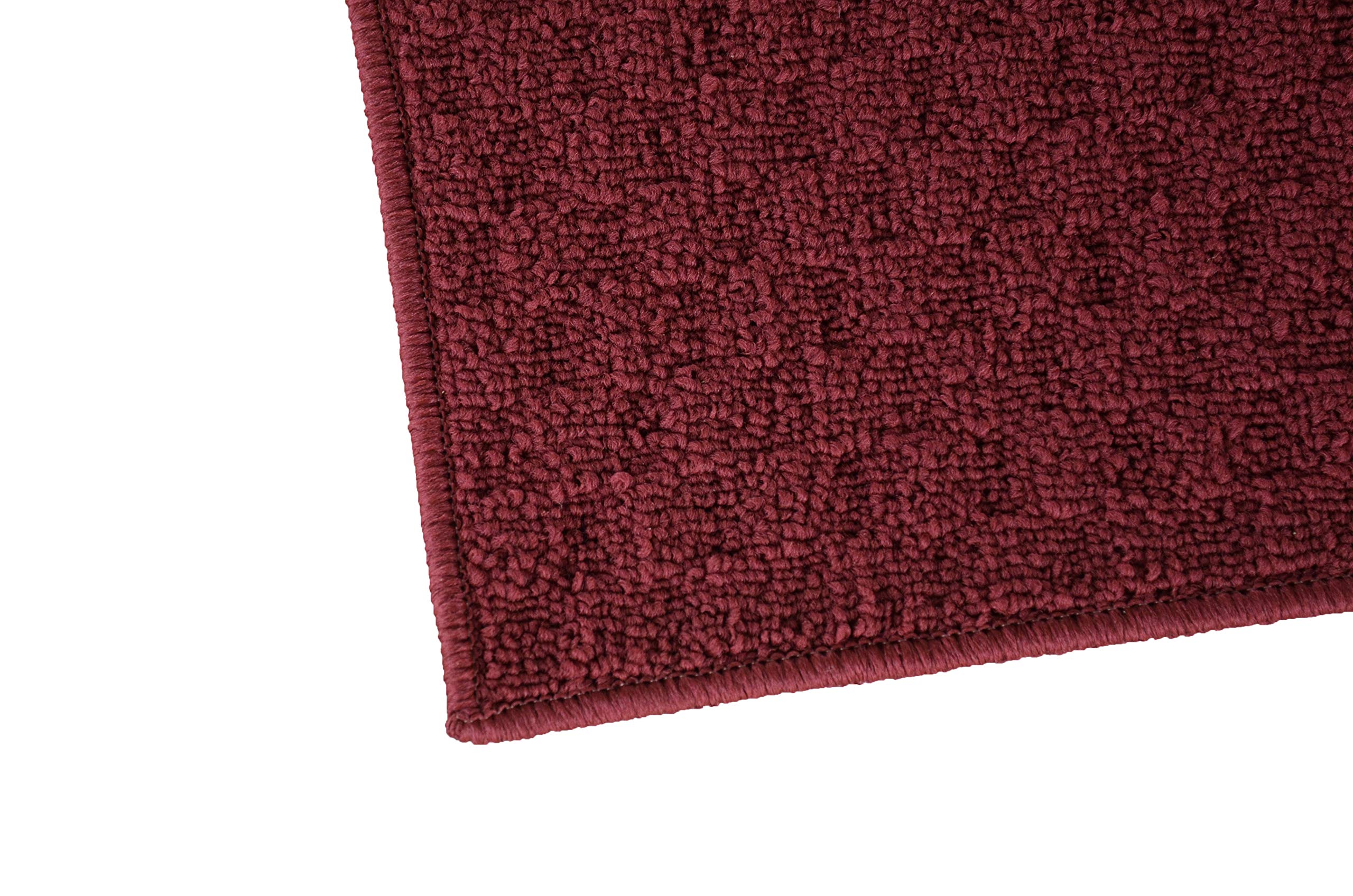 Garland Rug Town Square Area Rug 2' x 5' Chili Red - Perfect for Entryways, Hallways & Small Spaces