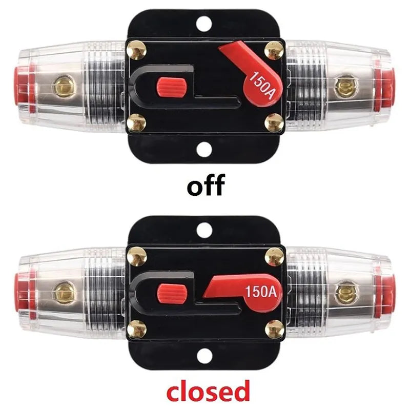 48V 150A DC Circuit Breaker for Solar Power Systems, Electric Vehicles, and Marine Applications - High Current Protection Switch