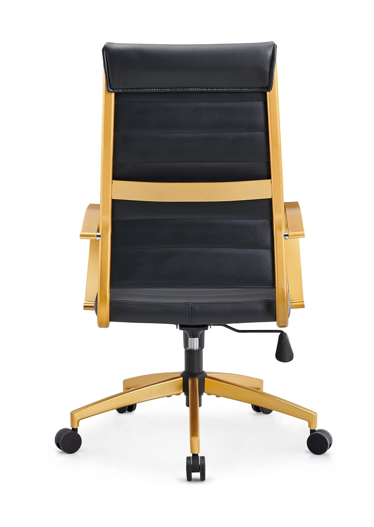 Ergonomic Office Chair - Black & Gold Executive Desk Chair with Lumbar Support for Home & Office Workspace (4020 Gold Black) | Perfect for Long Hours Sitting, Gaming, and Conference Rooms