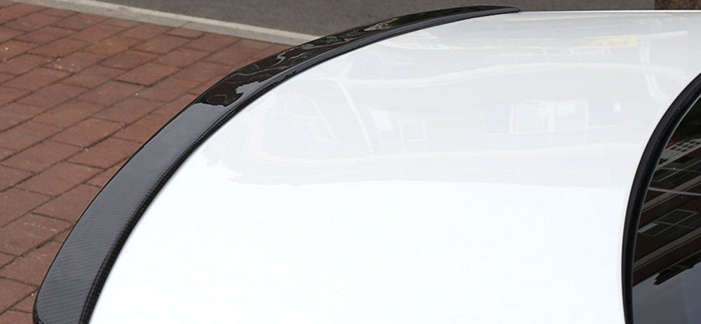 Universal PU Car Trunk Lip Spoiler & Roof Spoiler Body Kit - 4.5ft Automotive Styling Trim for Sedans, Coupes & Hatchbacks - Enhances Vehicle Aerodynamics & Sporty Look