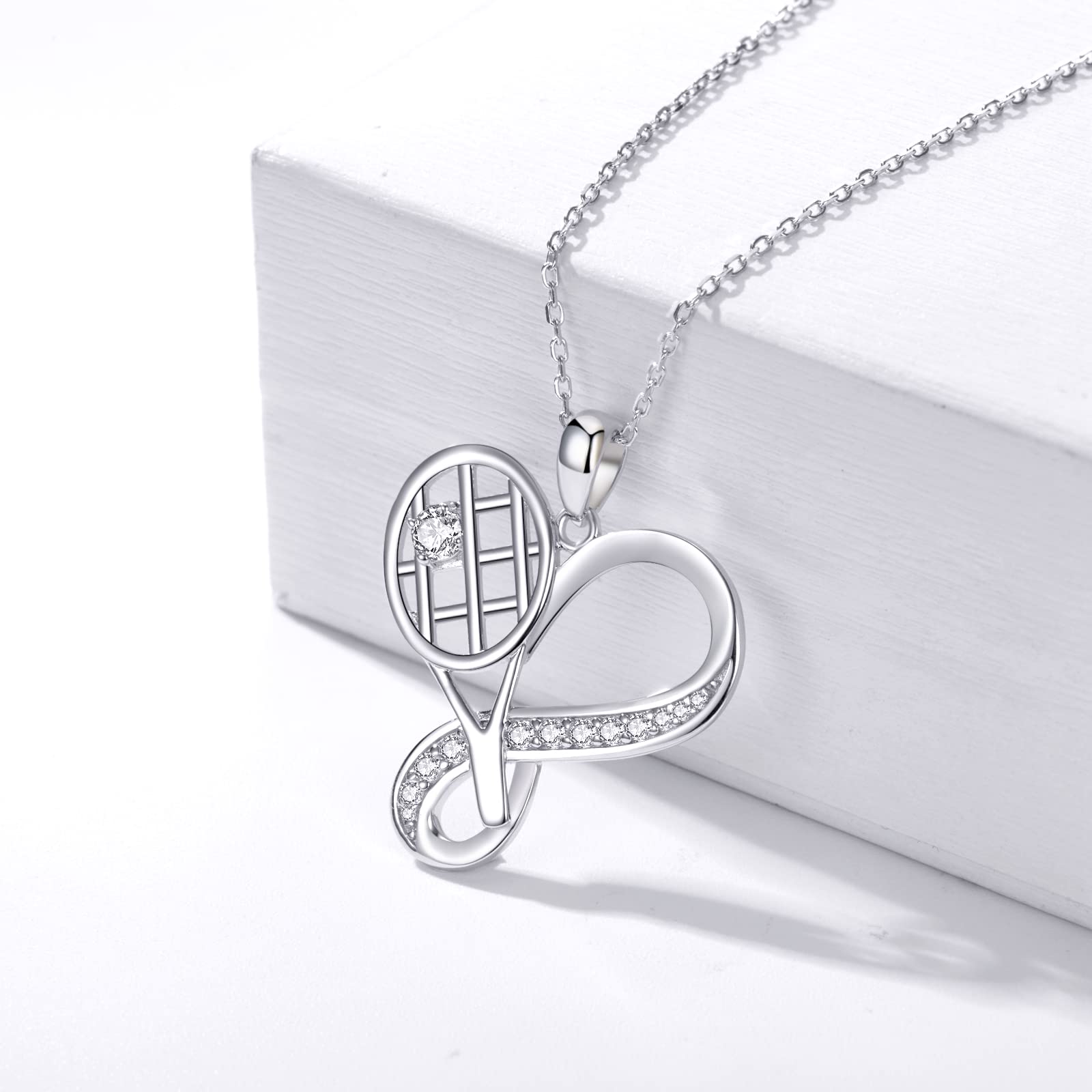 925 Sterling Silver Sports Necklace for Women - Volleyball, Tennis, Soccer, Basketball, Pickleball, Baseball Jewelry | Perfect Gift for Female Athletes & Sports Fans | Wear to Games, Workouts & Everyday Life