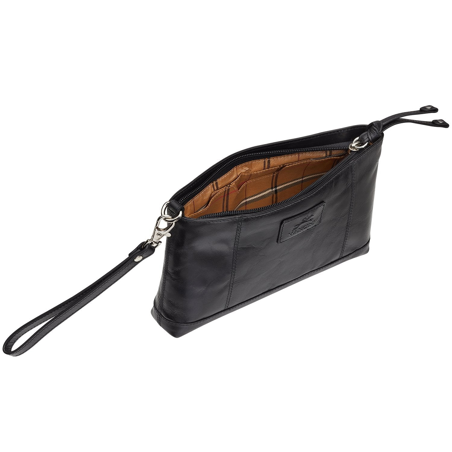 Mancini CASABLANCA Collection Ladies' RFID Secure Wristlet - Stylish & Secure Small Handbag for Women, Perfect for Evening Events, Travel & Daily Use
